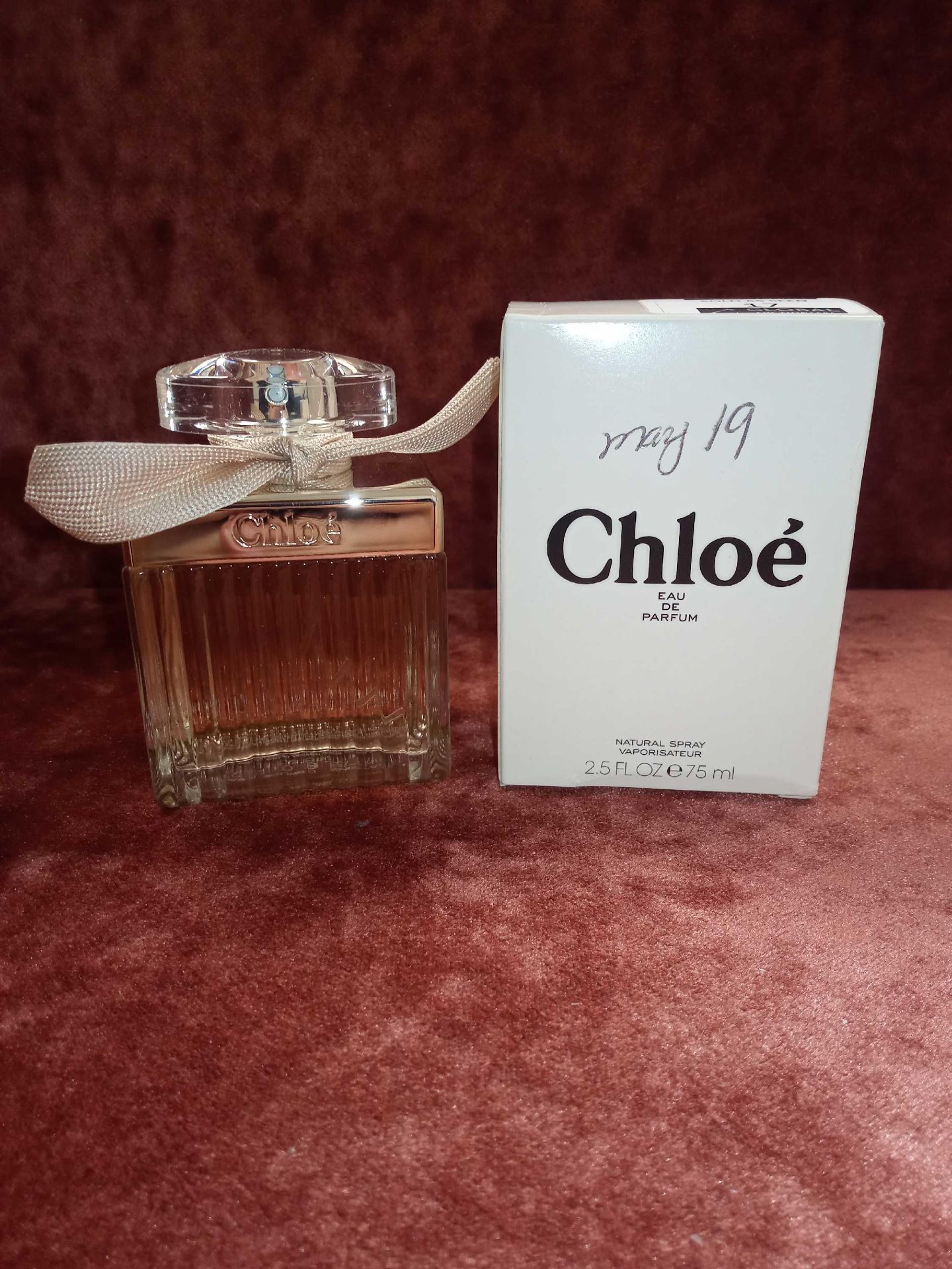 RRP £90 Boxed Unused Ex-Display Tester Bottle Of Chloe Edp 75Ml Natural Spray Vaporisateur