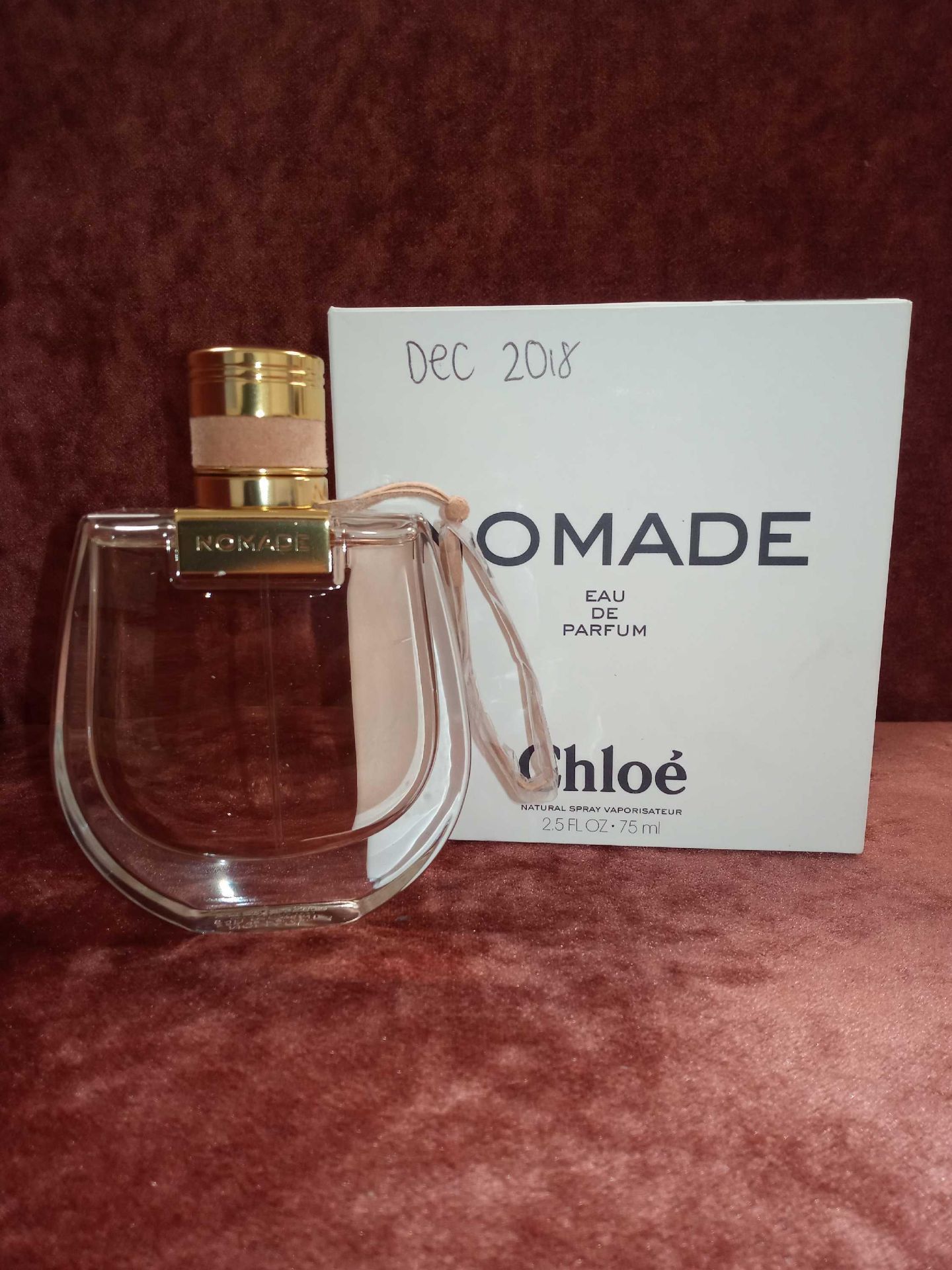 RRP £90 Boxed Unused Ex-Display Tester Bottle Of 75Ml Chloe Nomade Edp