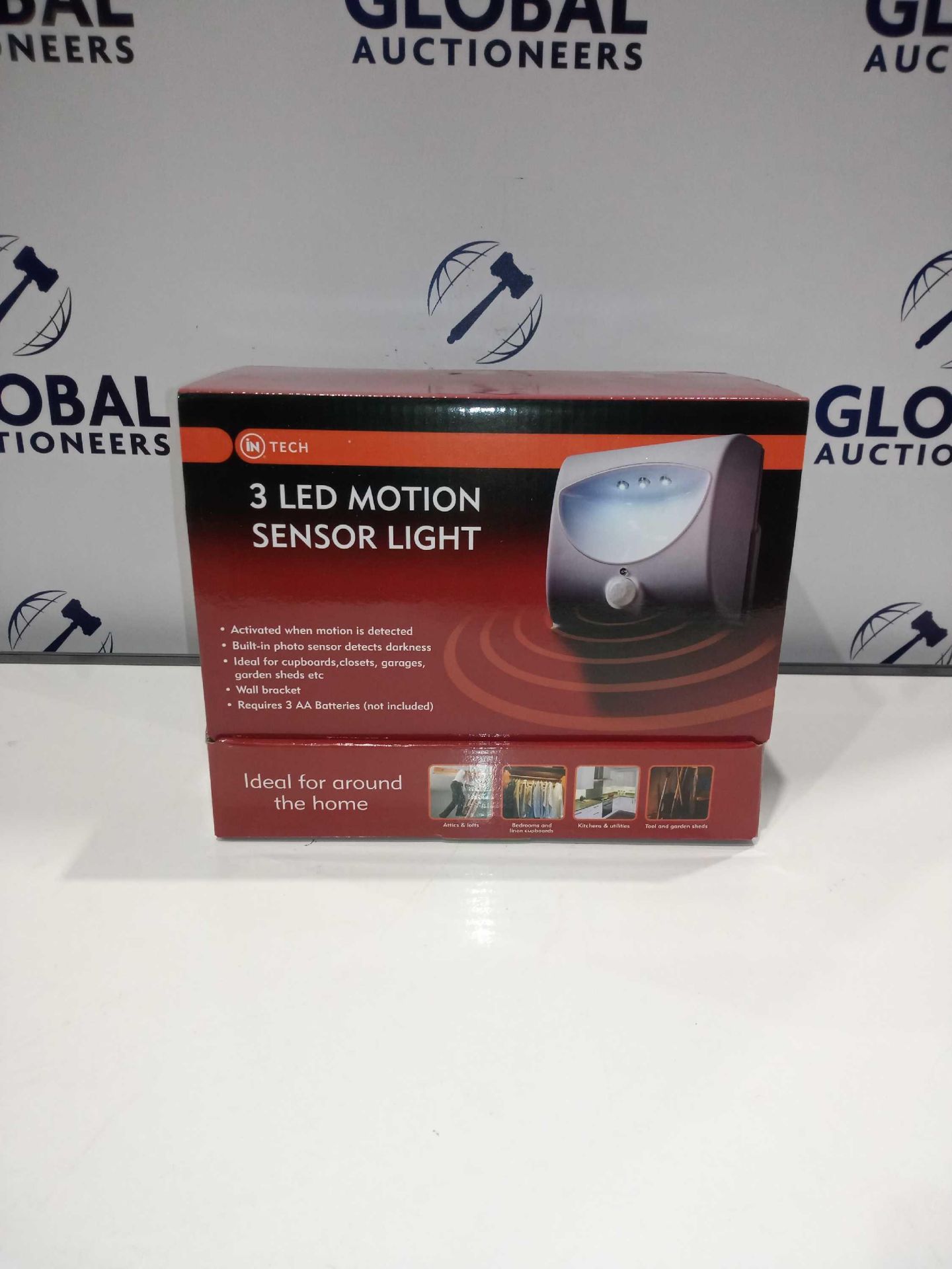 RRP £120 Lot To Contain 12 Brand New Boxed In Tech 3 Led Motion Sensor Lights
