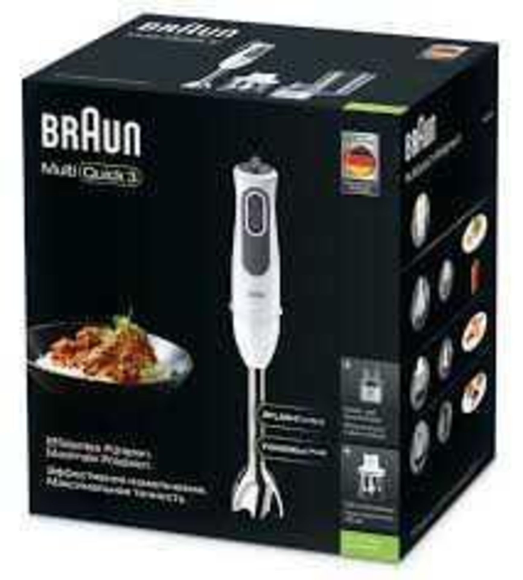 RRP £120 Boxed Breville Blend Active Just Blend And Go And Boxed Braun Multiquick 3 Hand Blender