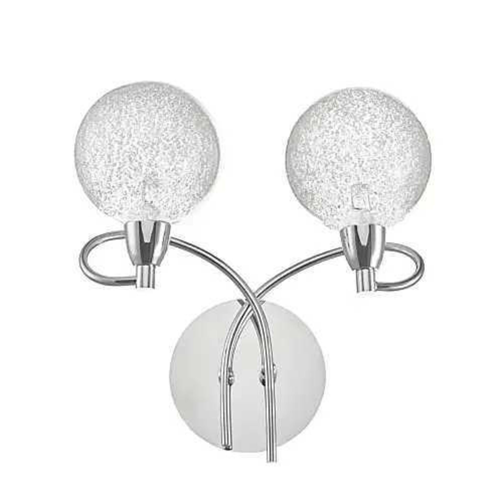 RRP £100 Lot To Contain Pair Of Eliana Wall Lights From The Debenhams Home Collection