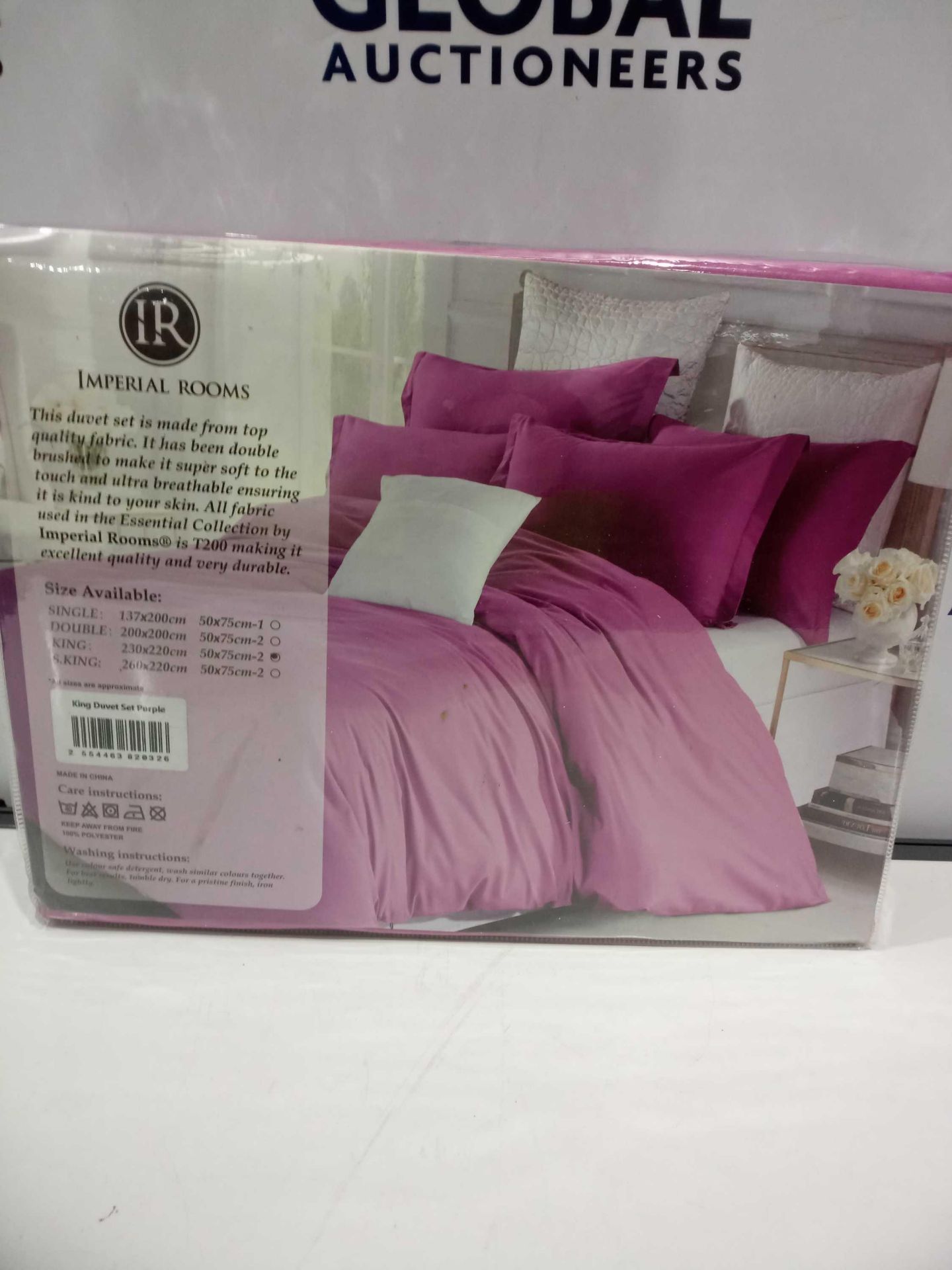 RRP £60 Each Brand New Assorted King-Size Duvet Cover Sets To Include Imperial Rooms Violet And Flor