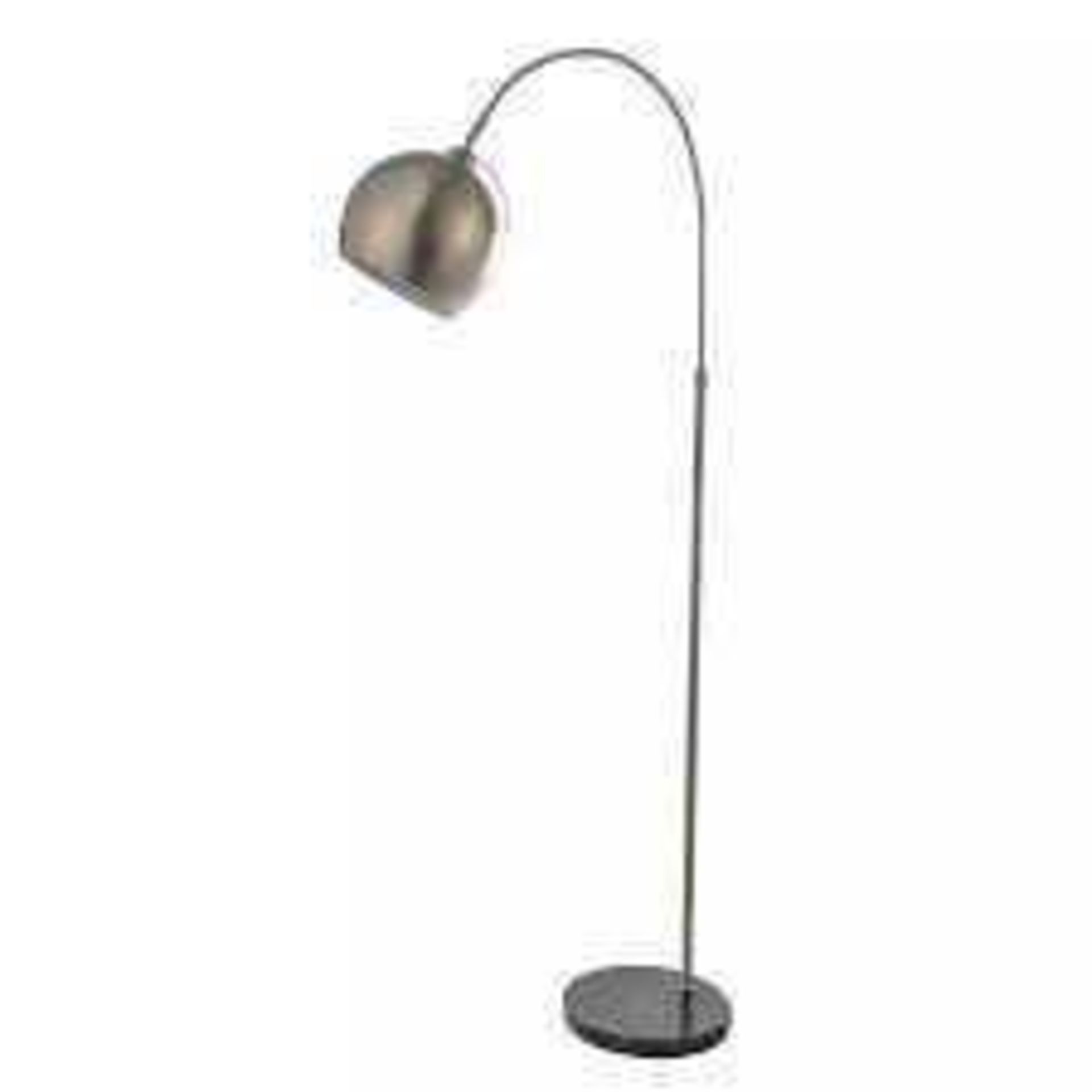 RRP £150 Boxed Curved Floor Light From Debenhams Home Collection