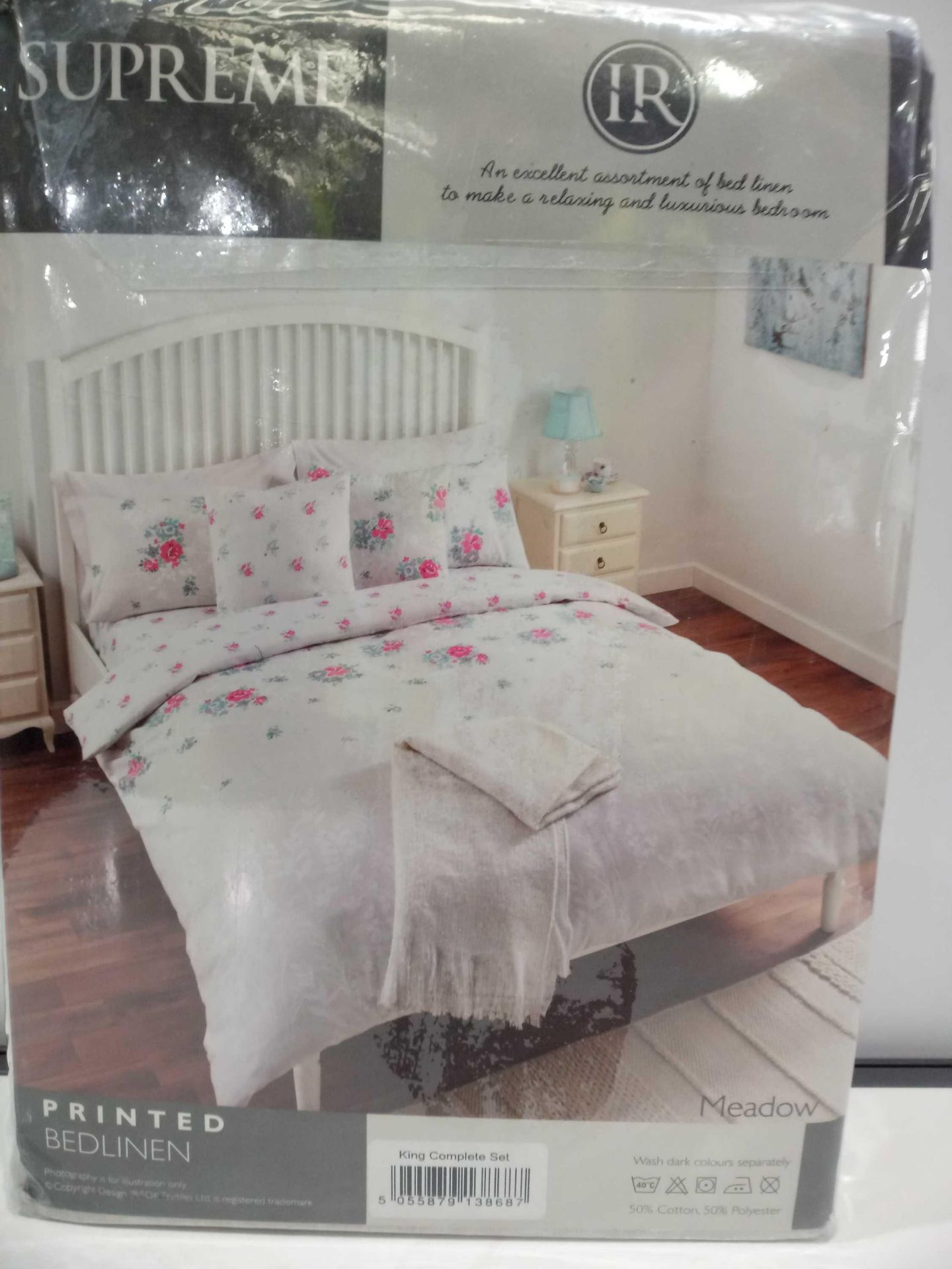 RRP £60 Each Brand New Assorted King-Size Duvet Cover Sets To Include Imperial Rooms Violet And Flor - Image 2 of 2