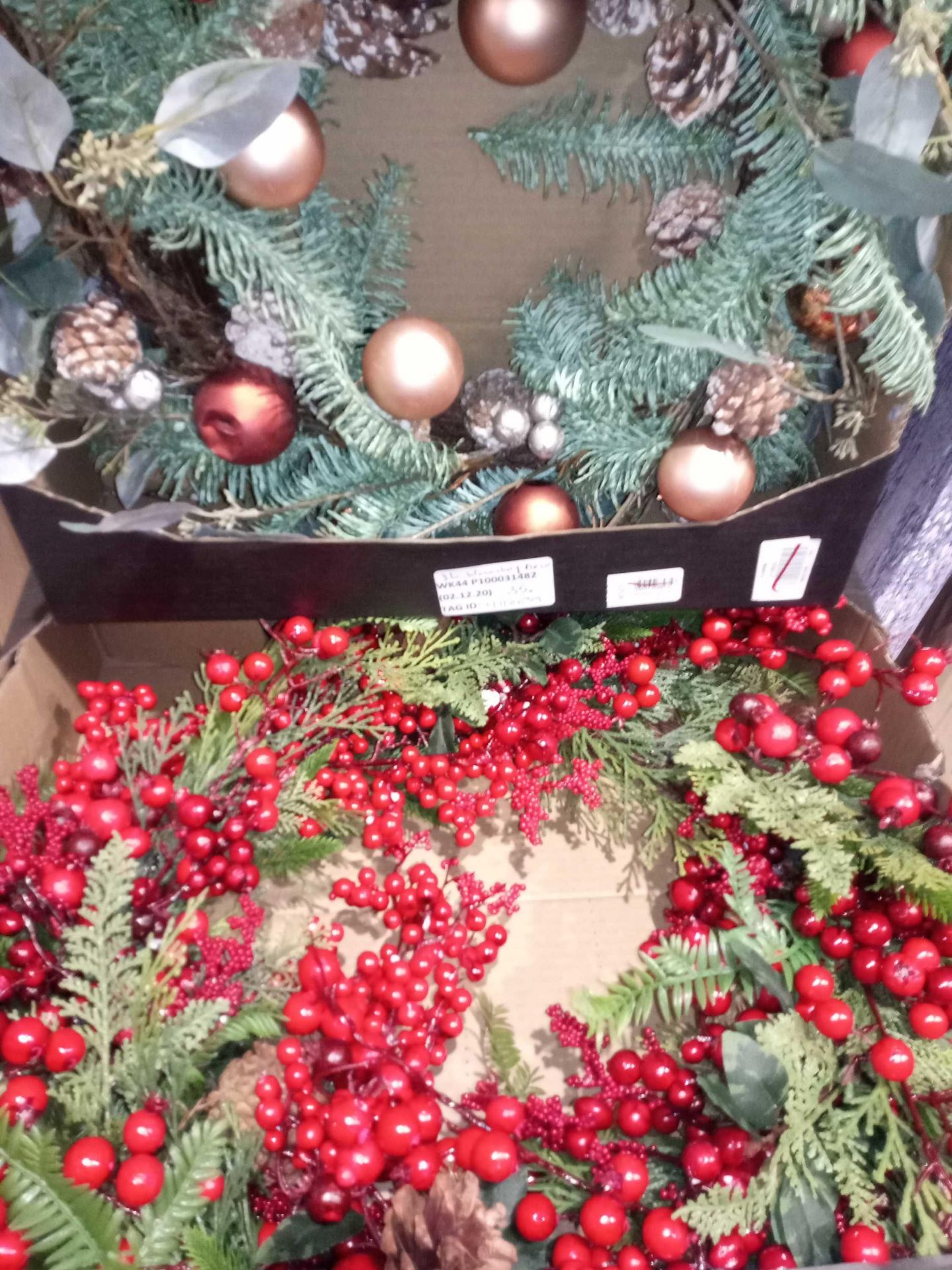 RRP £30 To £45 Each Boxed Assorted John Lewis Christmas Decorations To Include 42 Glass Decorations - Image 2 of 2