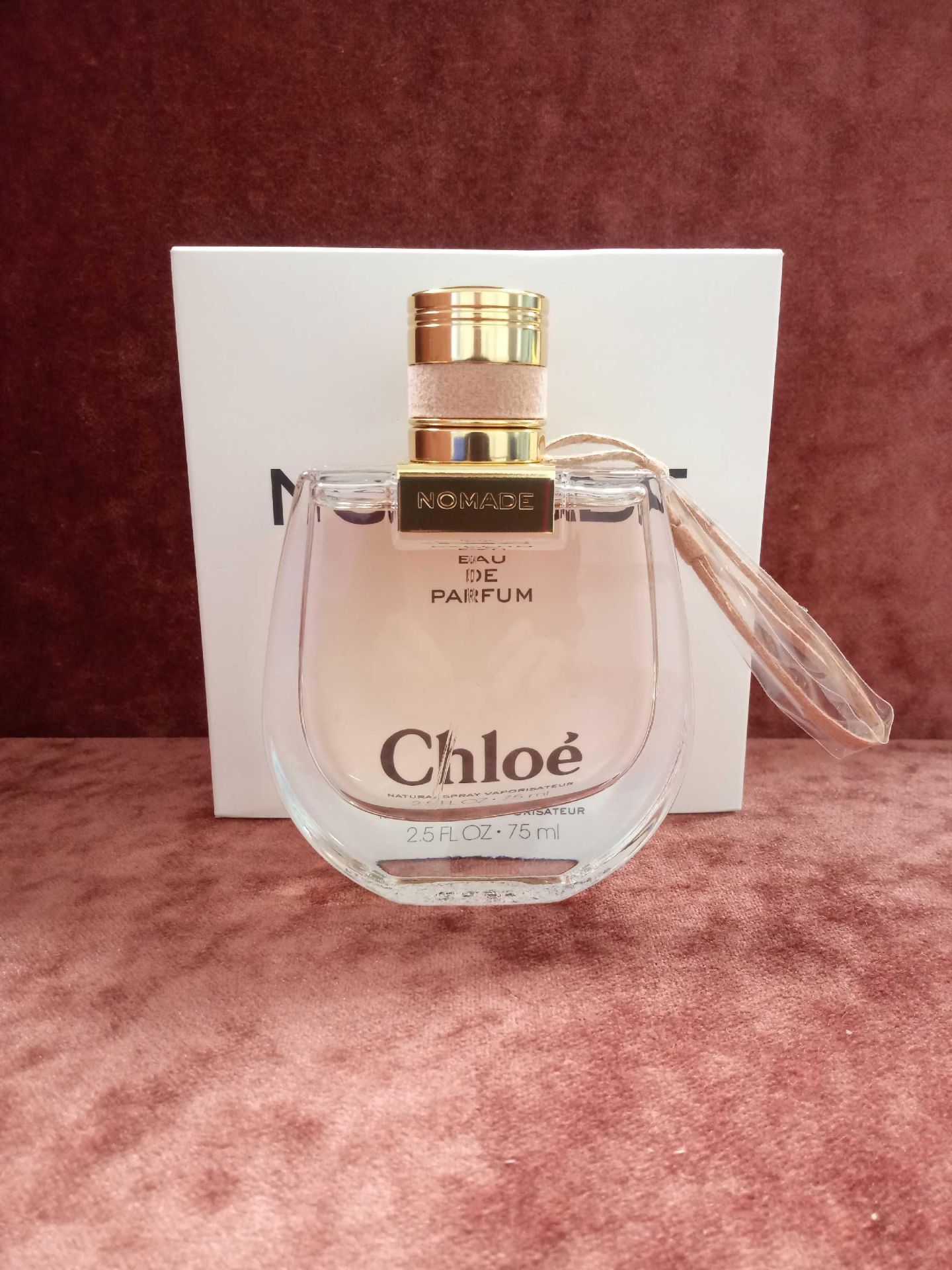 RRP £100 Boxed Unused Ex-Display Tester Bottle Of Chloe 75Ml Nomade Edp Natural Spray Vaporisateur