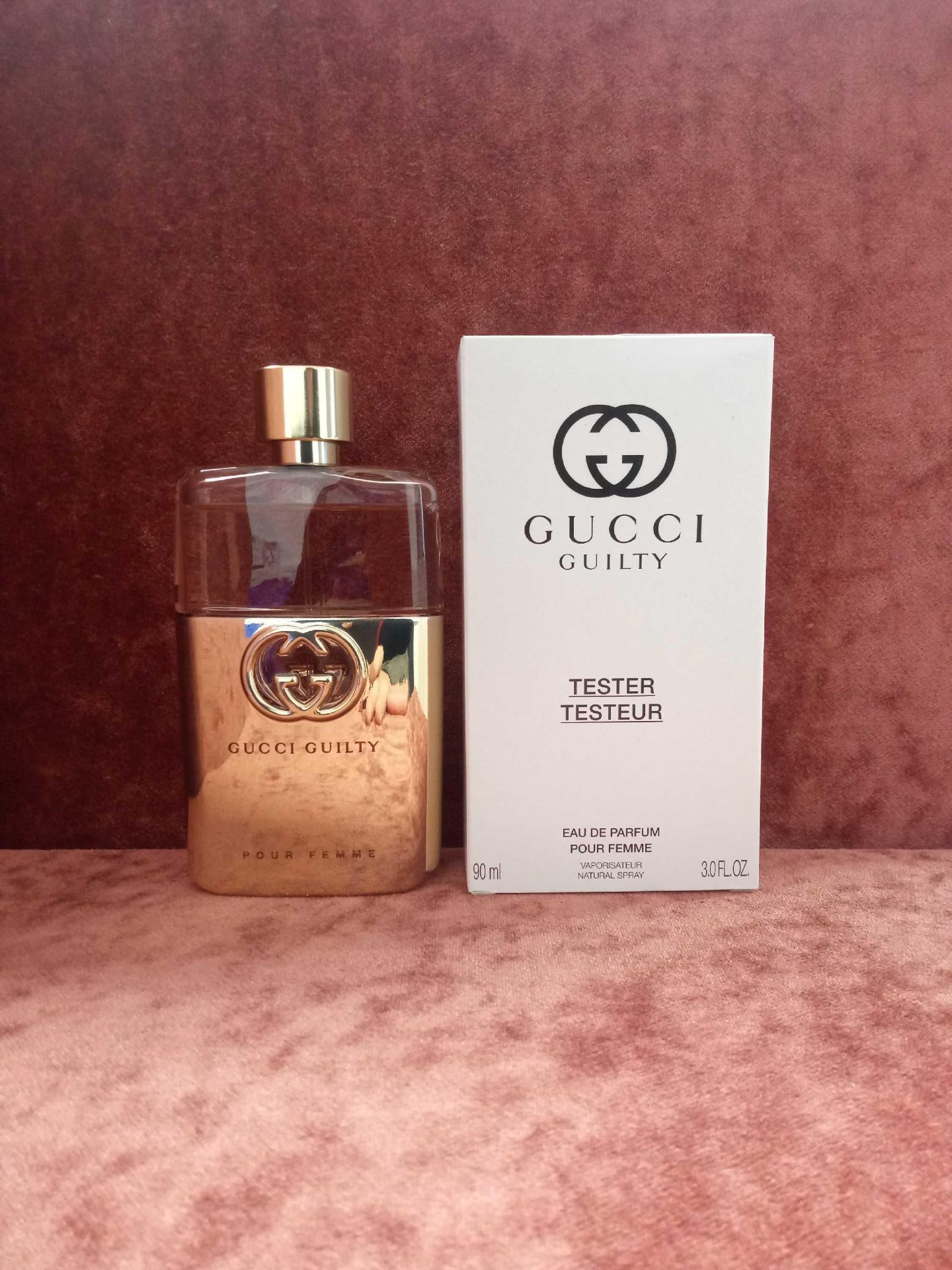 RRP £100 Boxed Unused Ex-Display Tester Bottle Of Gucci Guilty Pour Femme 90Ml Edp Natural Spray Vap - Image 2 of 2