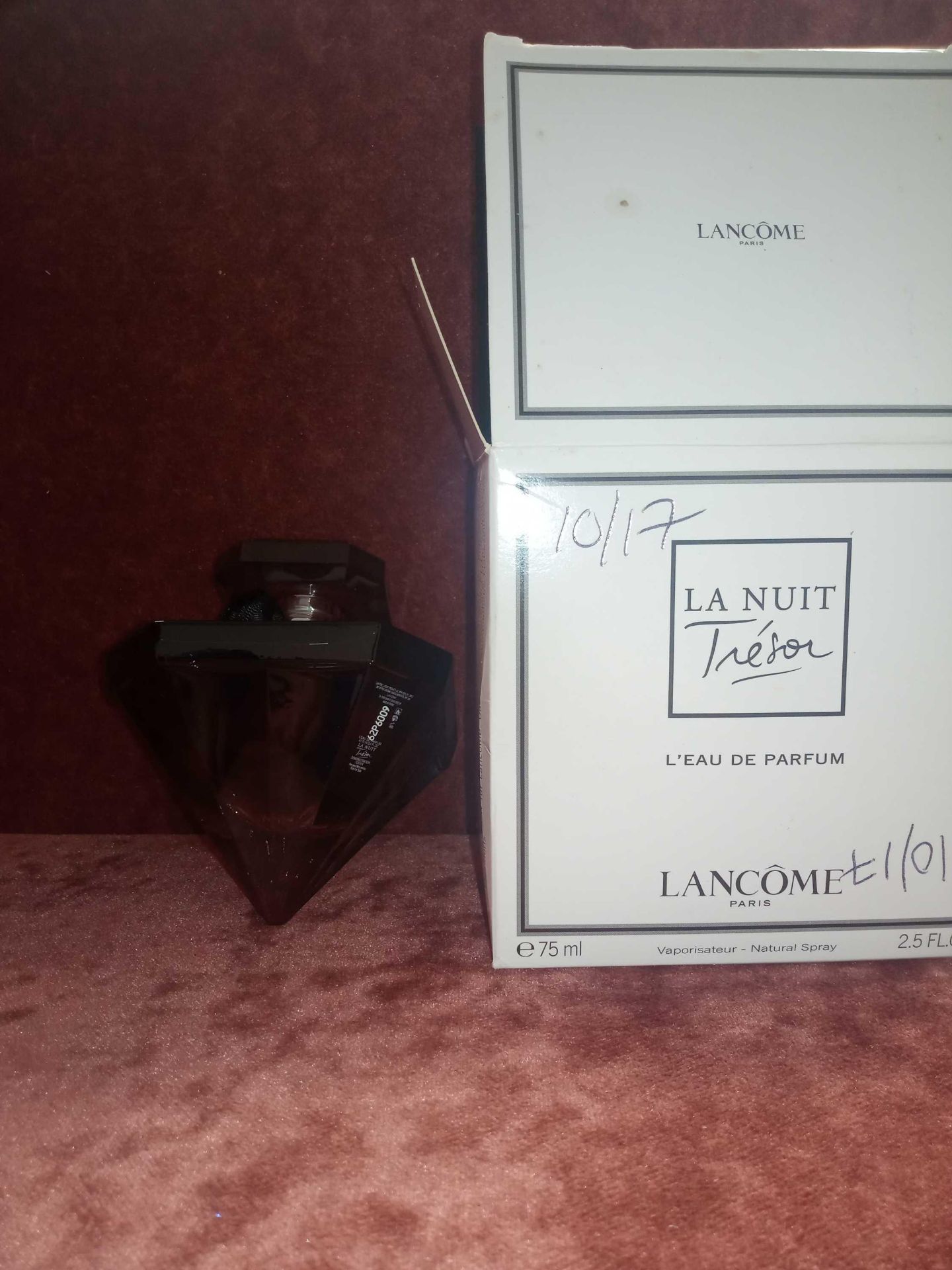 RRP £100 Boxed Unused Ex-Display Tester Bottle Of La Nuit Tr√©Sor 100Ml Natural Spray Vaporisateur