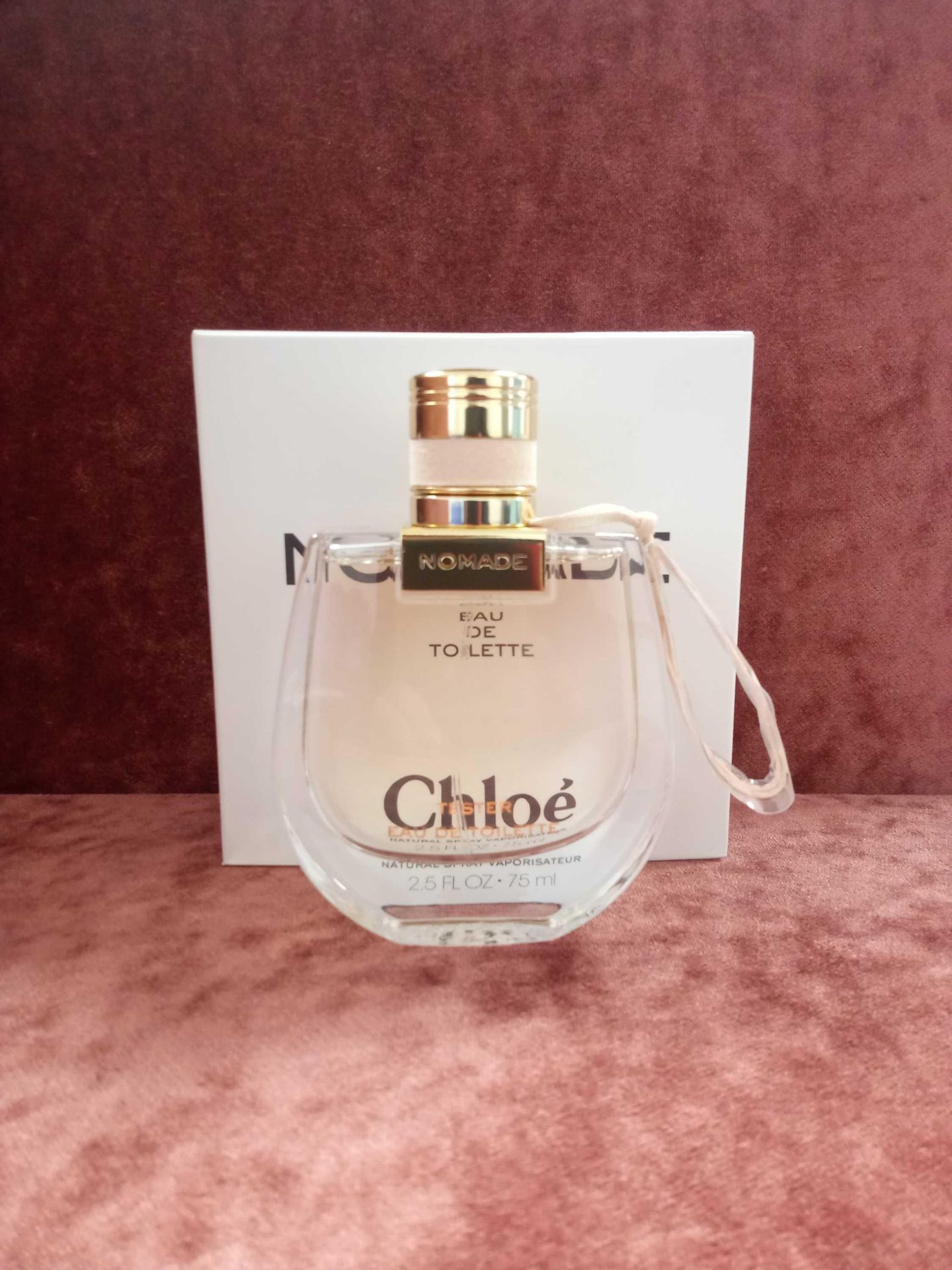 RRP £90 Boxed Unused Ex-Display Tester Bottle Of Chloe Nomade Edt Natural Spray Vaporisateur 75Ml