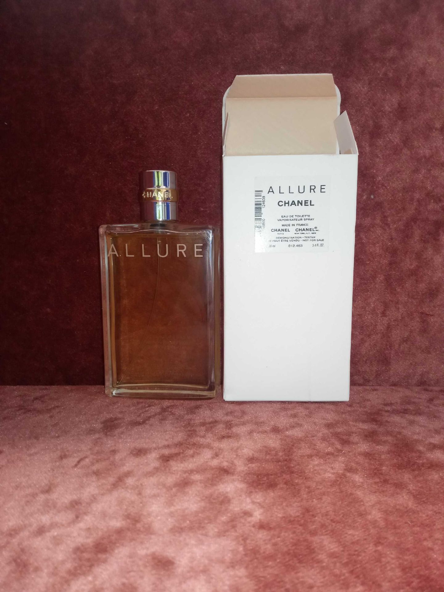 RRP £100 Boxed Unused Ex-Display Tester Bottle Of Allure Chanel 100Ml Edt Natural Spray Vaporisateur