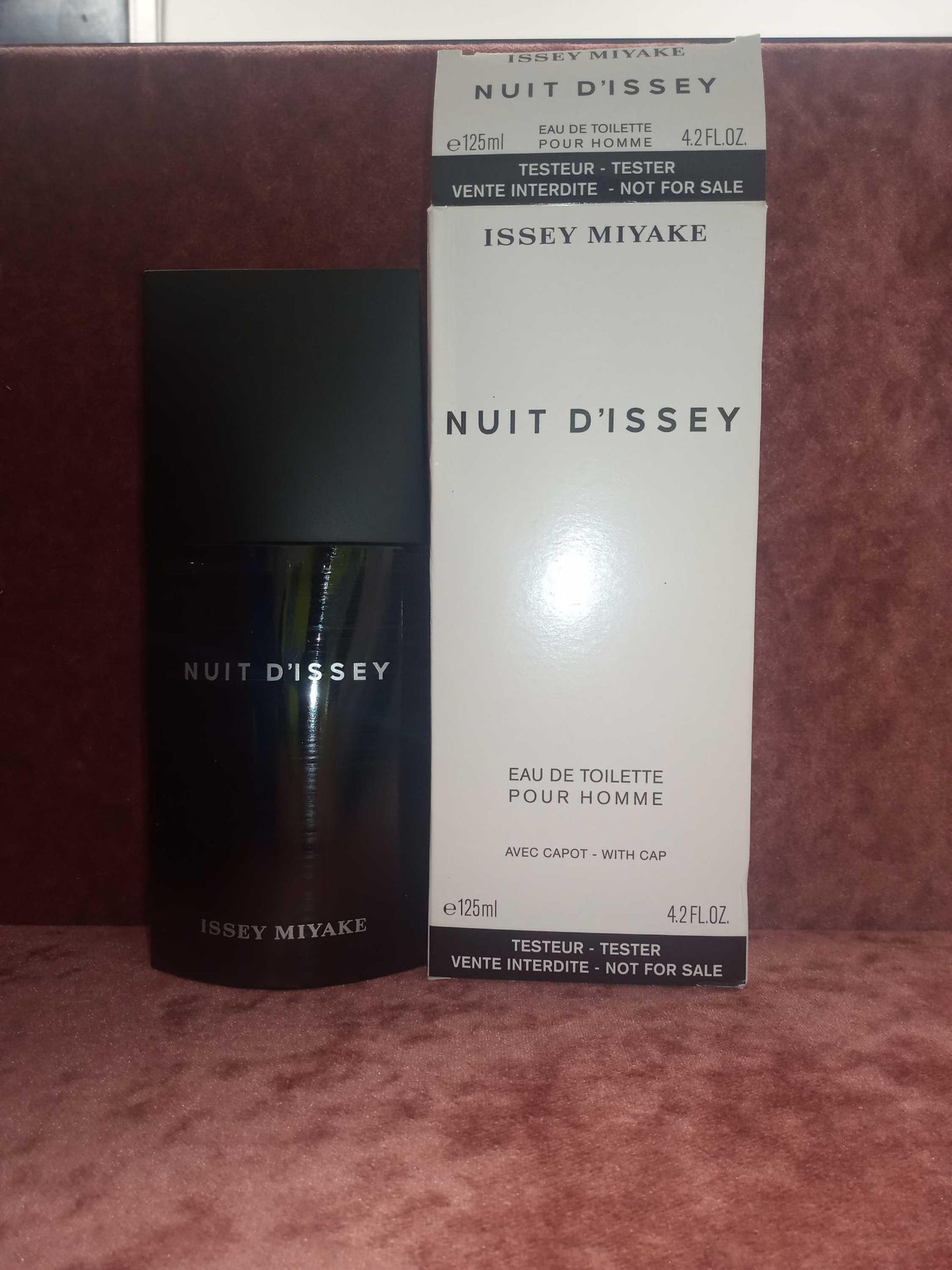 RRP £70 Boxed Unused Ex-Display Tester Bottle Of Issey Miyake Nuit D'Issey 125Ml Natural Spray Vapor
