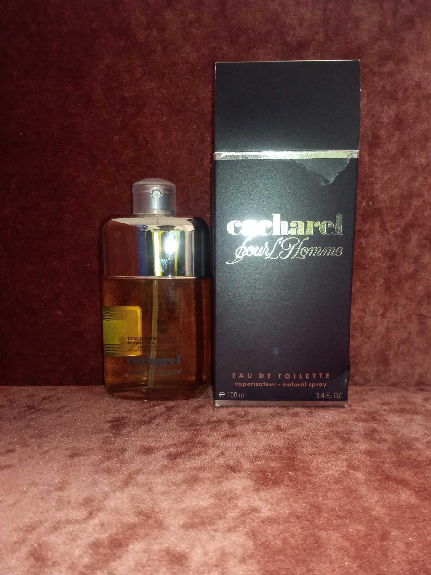 RRP £70 Boxed Unused Ex-Display Tester Bottle Of Cacharel Pour Lhomme 100Ml Edt Natural Spray Vapori - Image 2 of 2