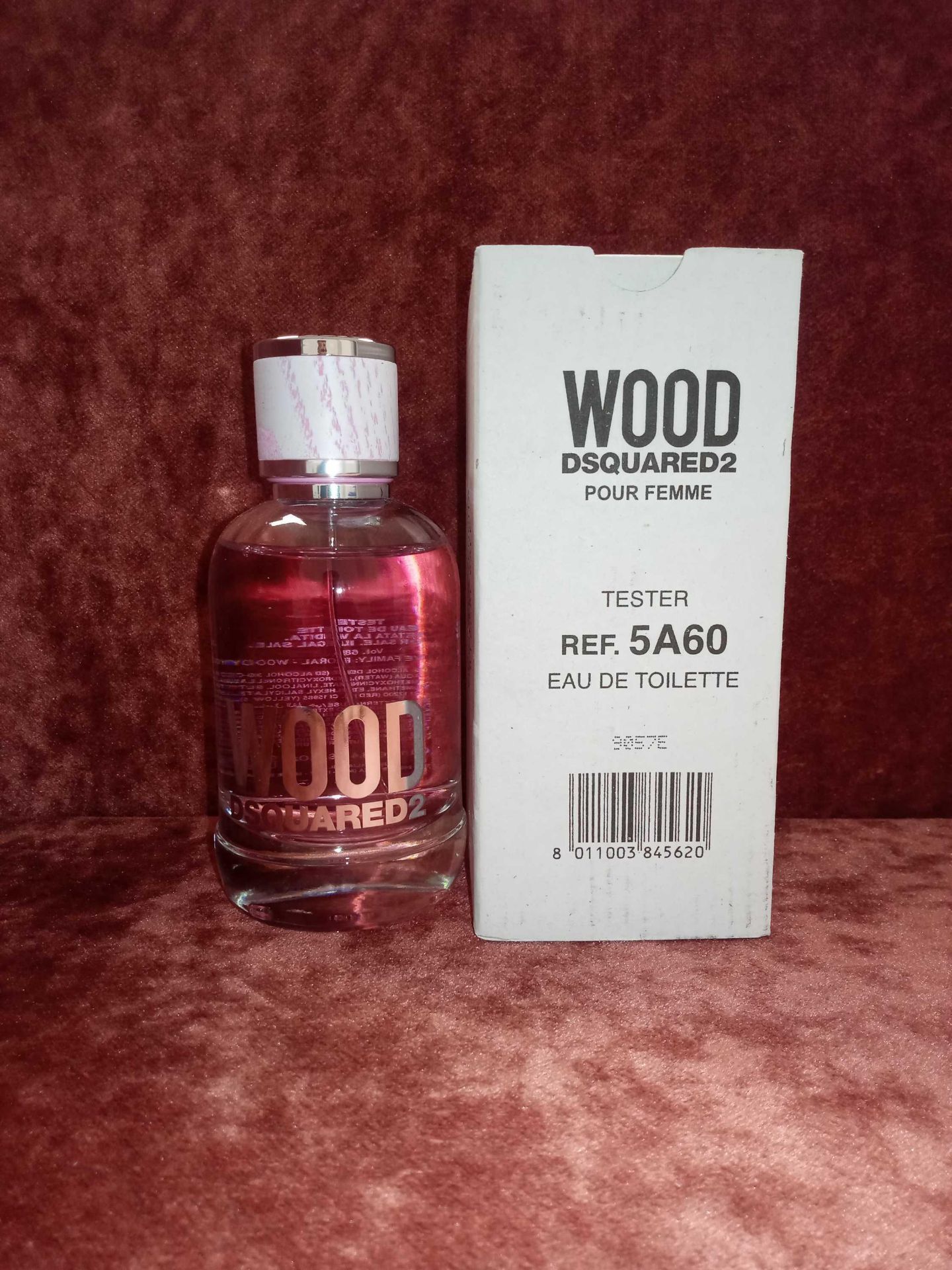 RRP £75 Boxed Unused Ex-Display Tester Bottle Of Dsquared2 Wood Pour Femme 100Ml Edt Natural Spray