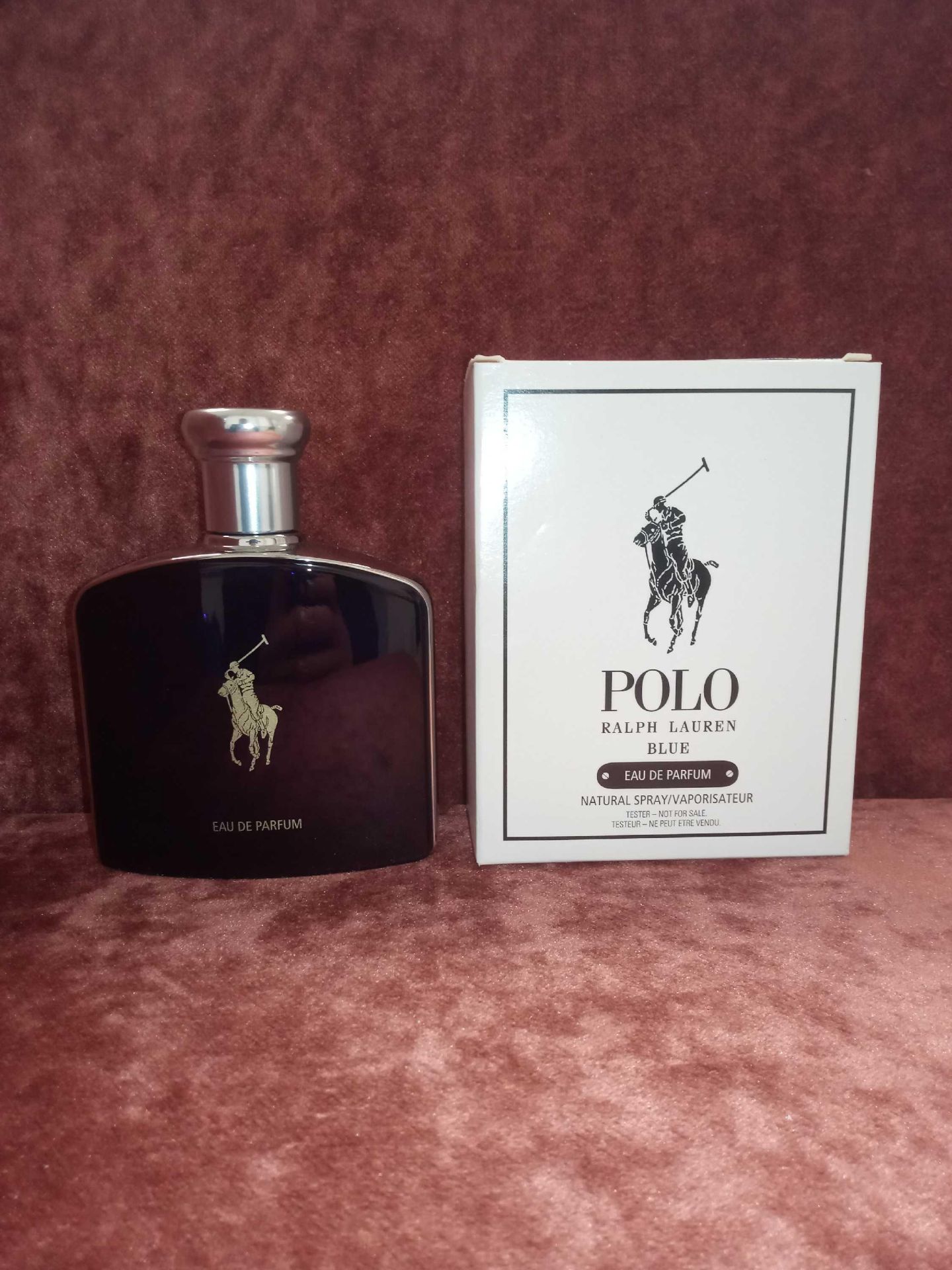 RRP £85 Boxed Unused Ex-Display Tester Bottle Of Ralph Lauren Polo Blue 125Ml Edp Natural Spray