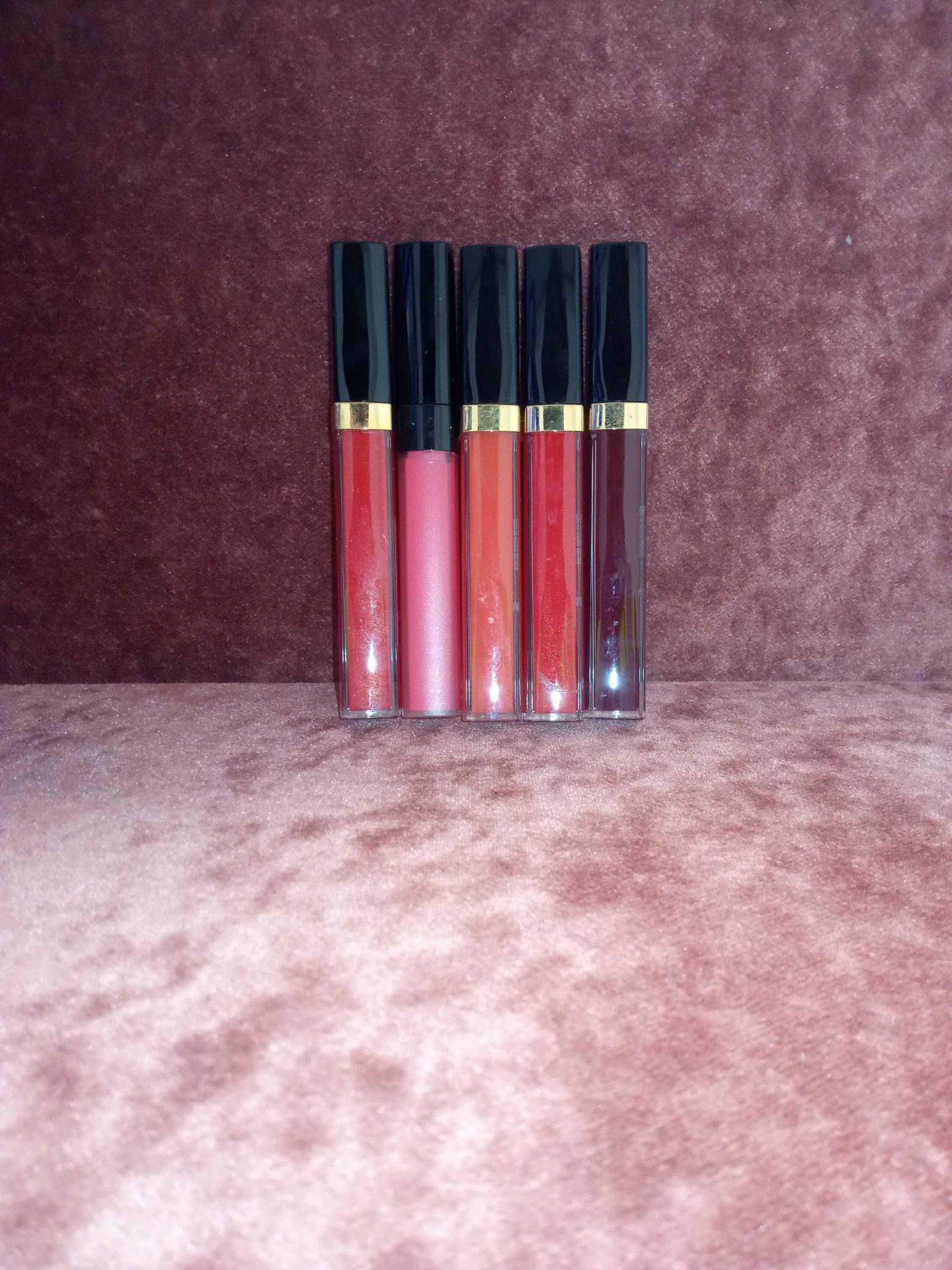 Combined RRP £150 Lot To Contain 5 Chanel Paris Coco Gloss Moisturising Glossimer In Assorted Shades