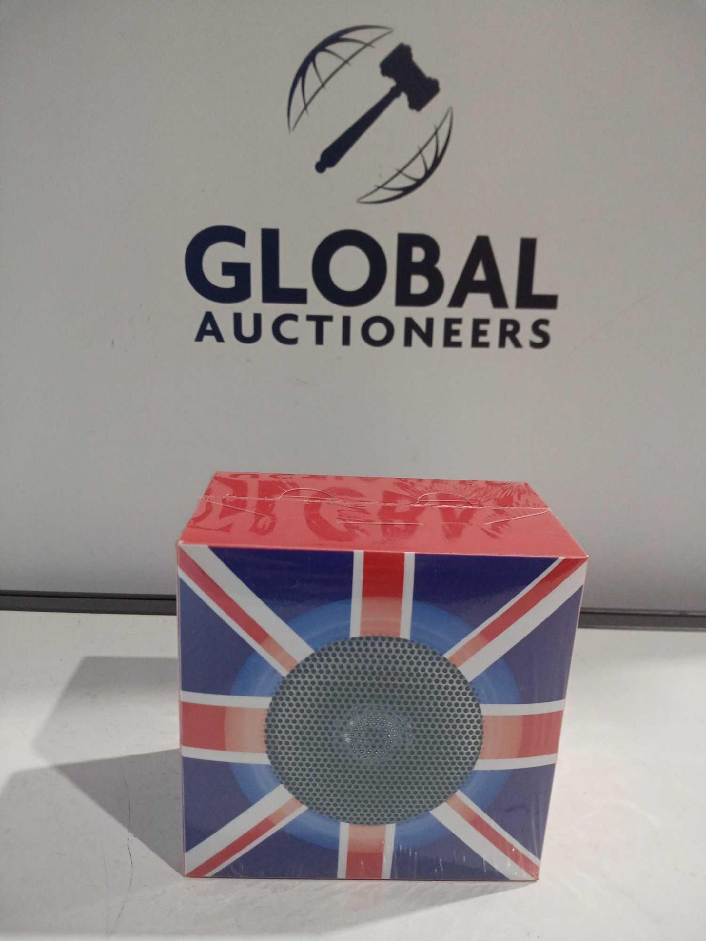 RRP £160 Lot To Contain 54 Brand New Boxed Union Jack Portable Collapsible Speakers