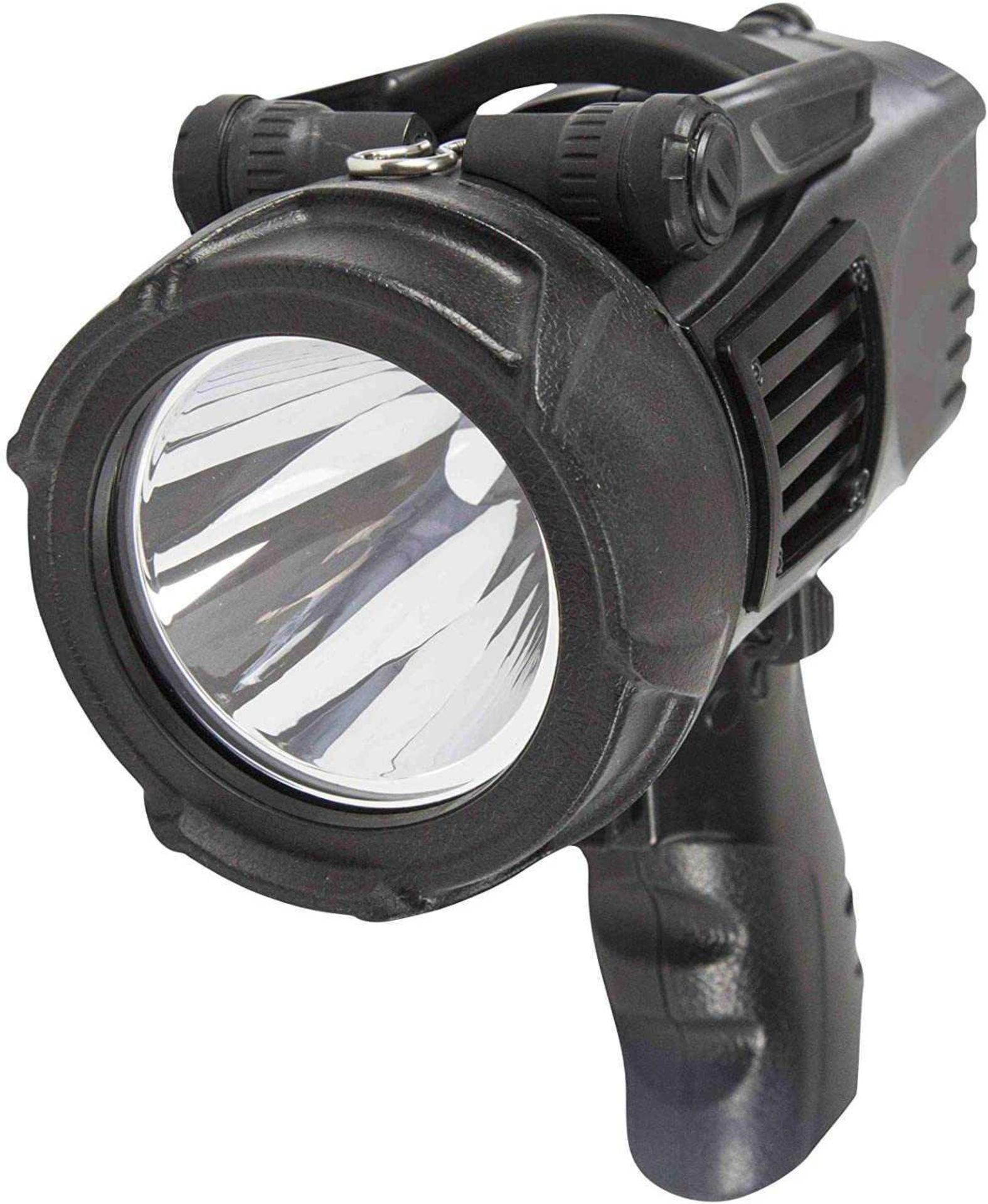 RRP £220 Lot To Contain 12 Boxed Aa Car Essential Rechargeable Led Spotlight With Pistol Grip Handle