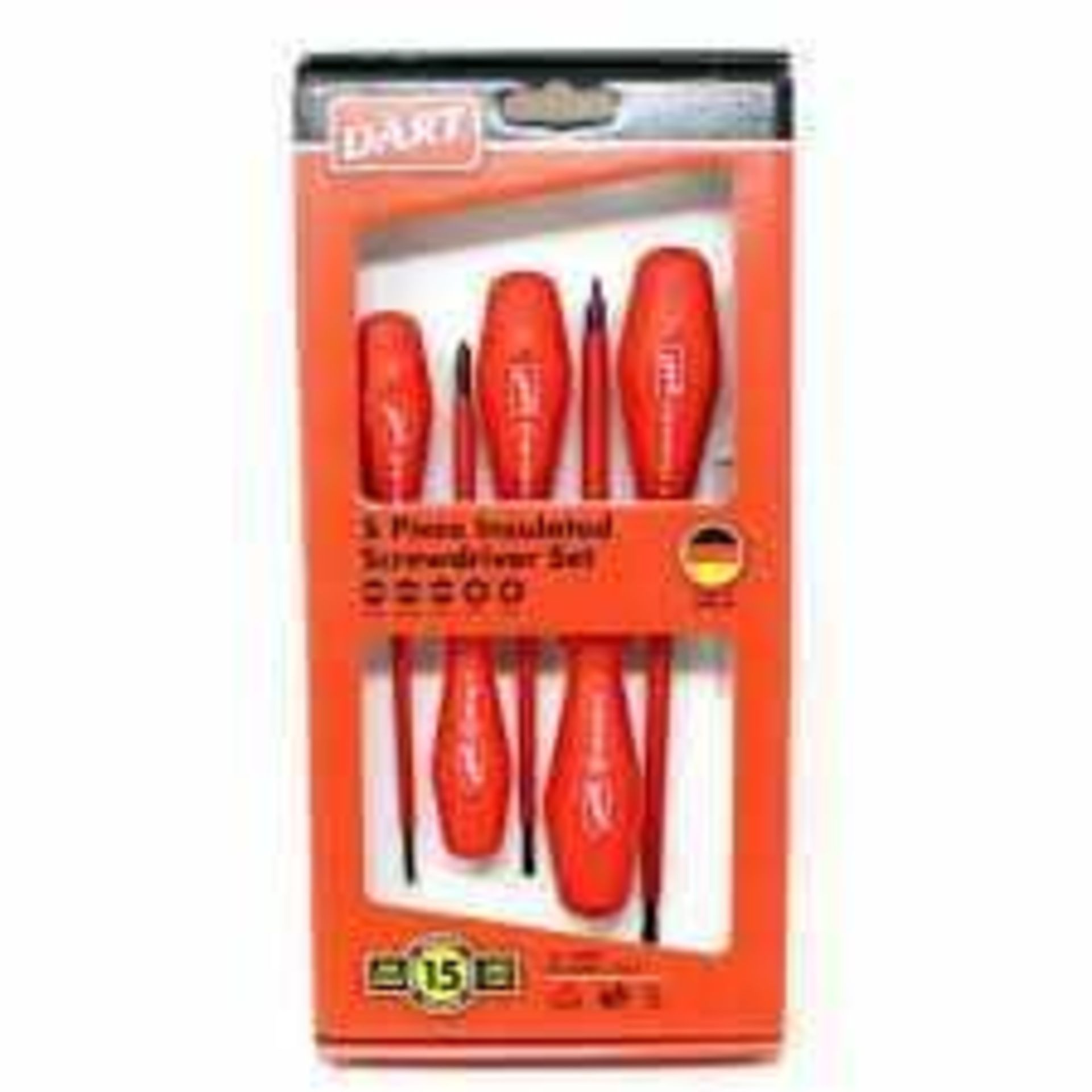 RRP £50 Lot To Include Six Boxed 5 Piece Insulated Screwdriver Set
