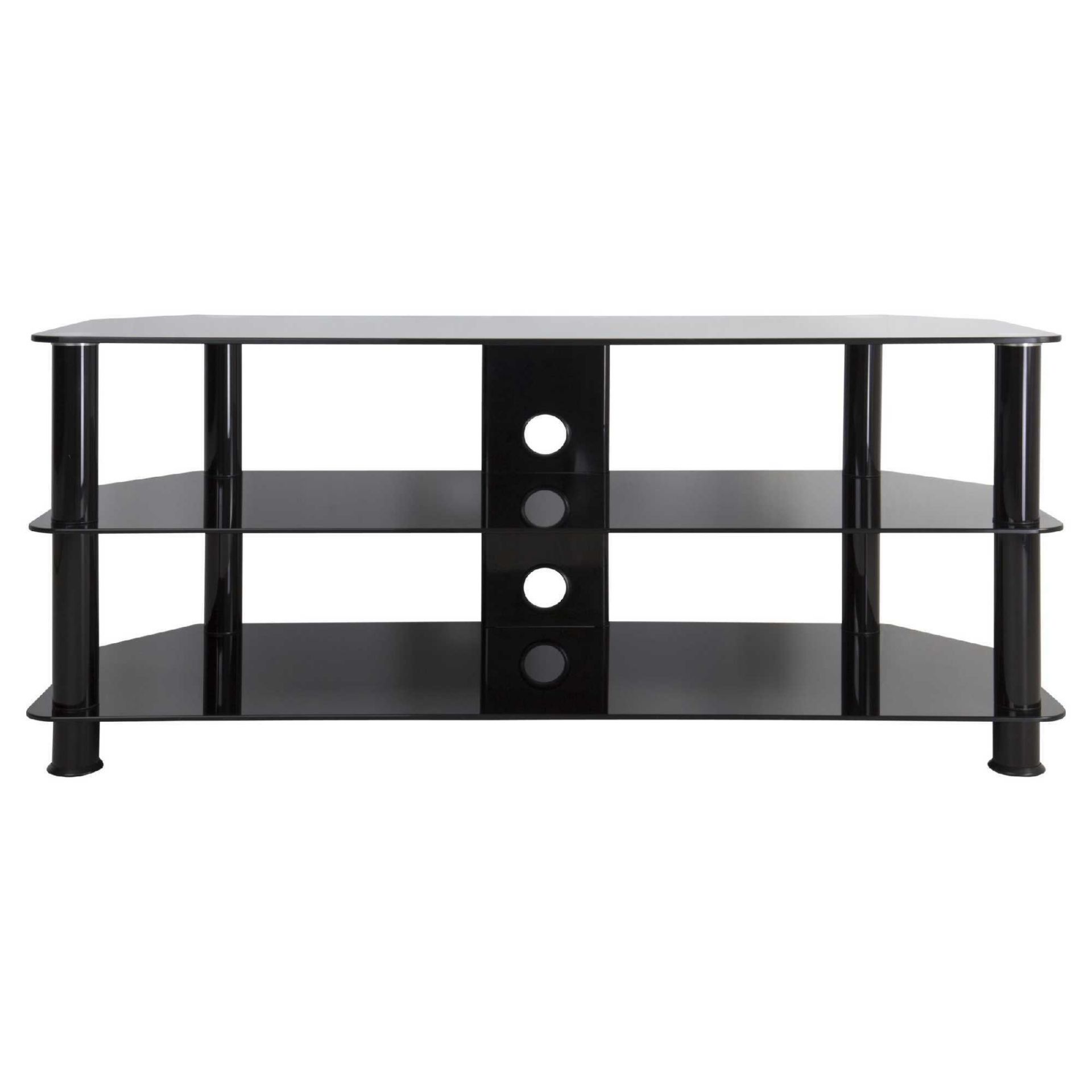 RRP £110. John Lewis Tv Stand (Up To 40") Glass/Oak