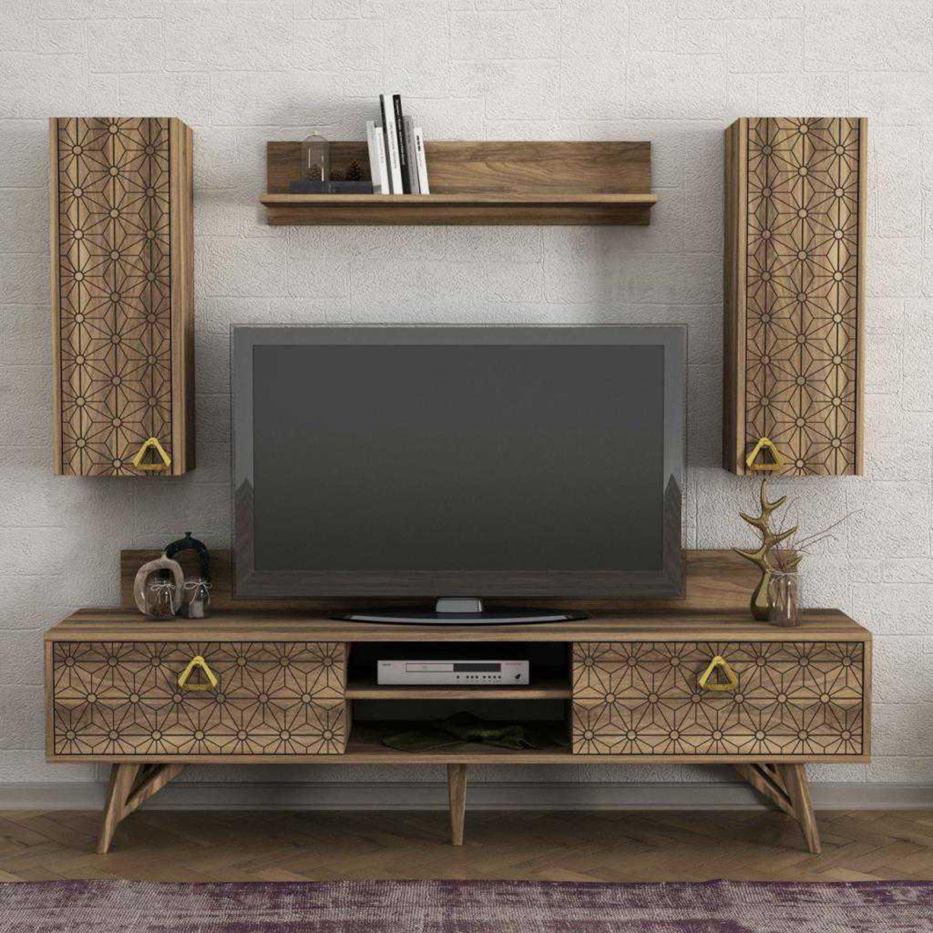 RRP £220. Boxed Dekoristerdekorister Exclusive Yakamoz Tv Unit