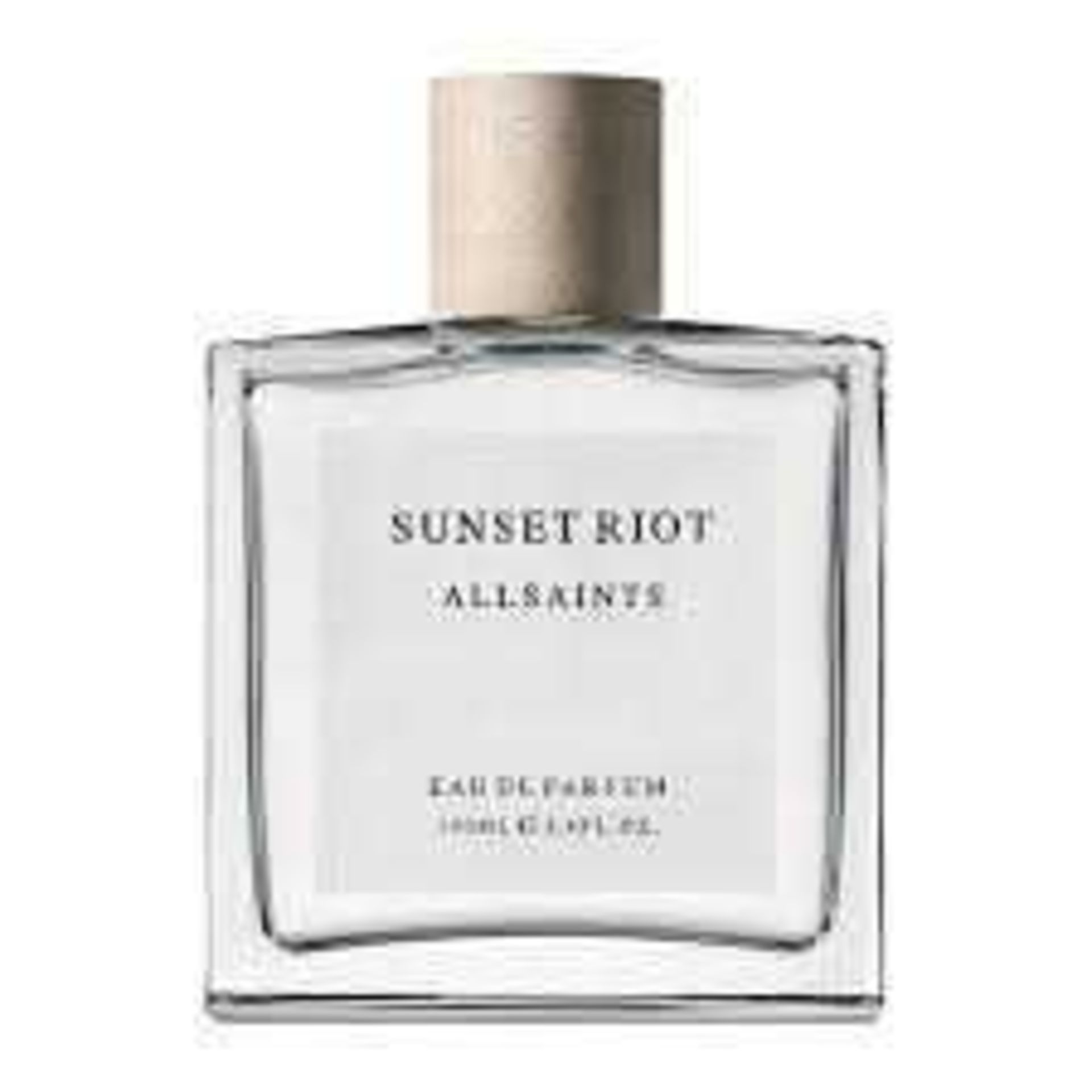 RRP £50 Boxed Unused Ex-Display Tester Bottle Of All Saints Sunset Riot 100Ml Edp