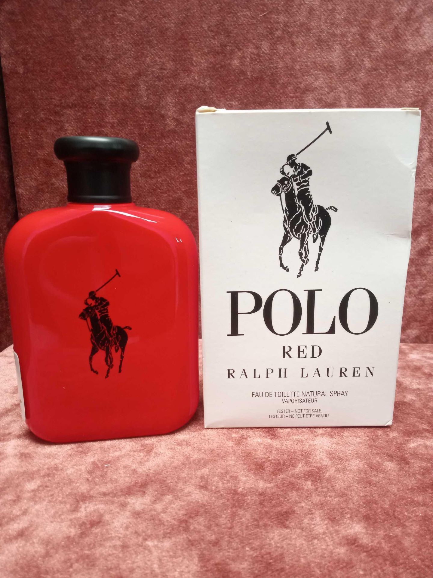 RRP £70 Boxed Full 125Ml Tester Bottle Of Polo Red By Ralph Lauren Edt Spray B