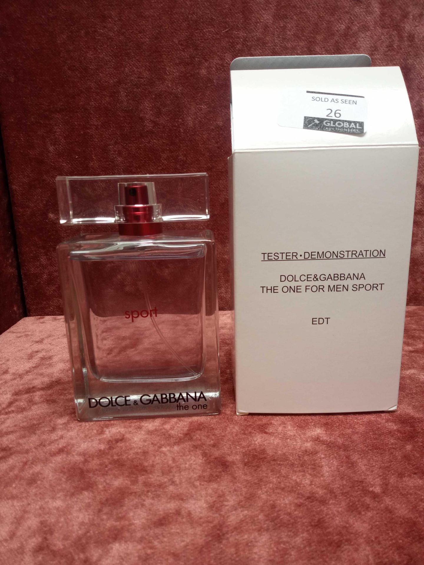 RRP £90 Boxed Full 100Ml Tester Bottle Of Dolce And Gabbana The One For Men Sport Edt Spray