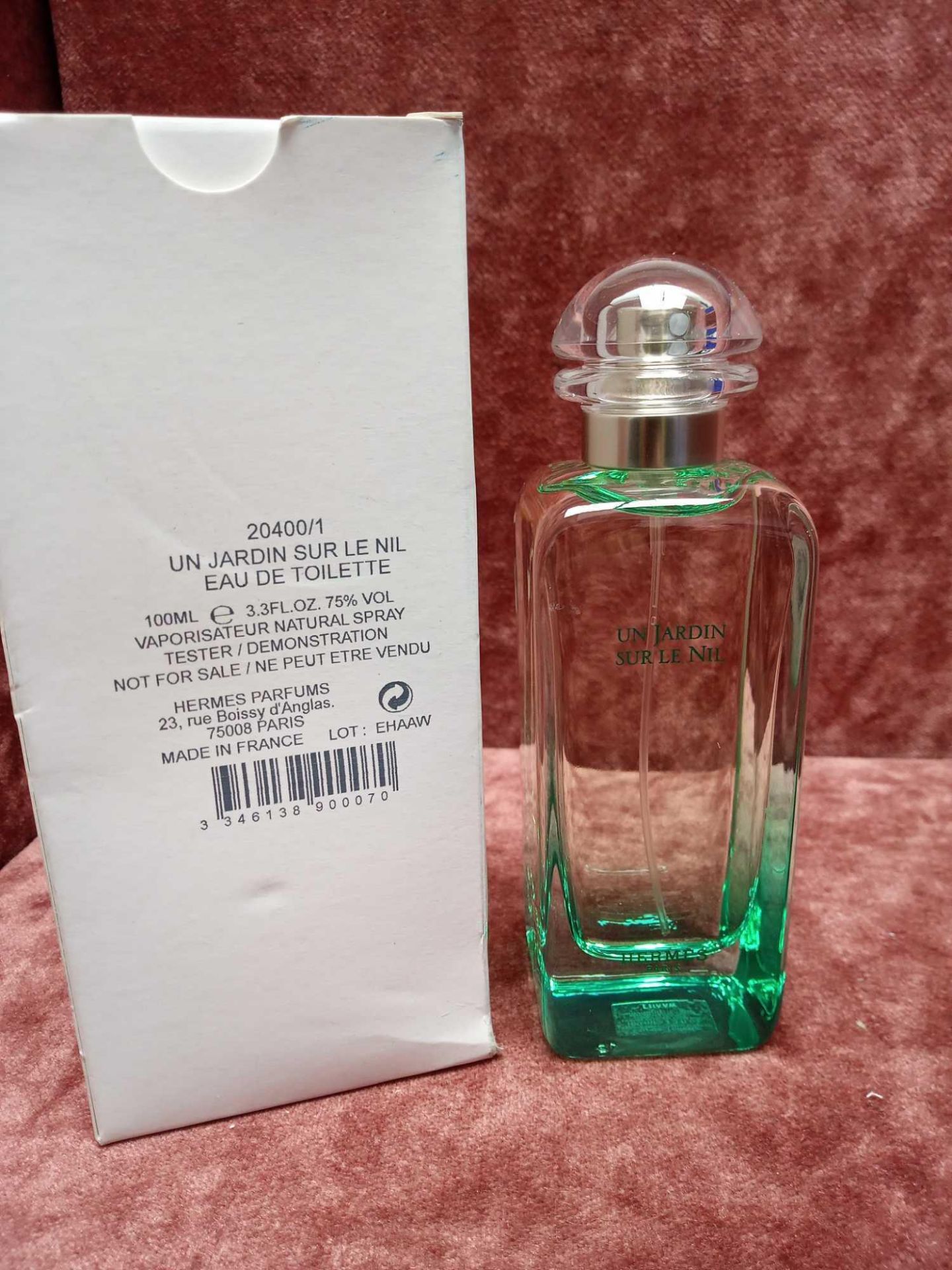 RRP £90 Boxed Full 100Ml Tester Bottle Of Hermes Un Jardin Sur La Lagune Edt Spray