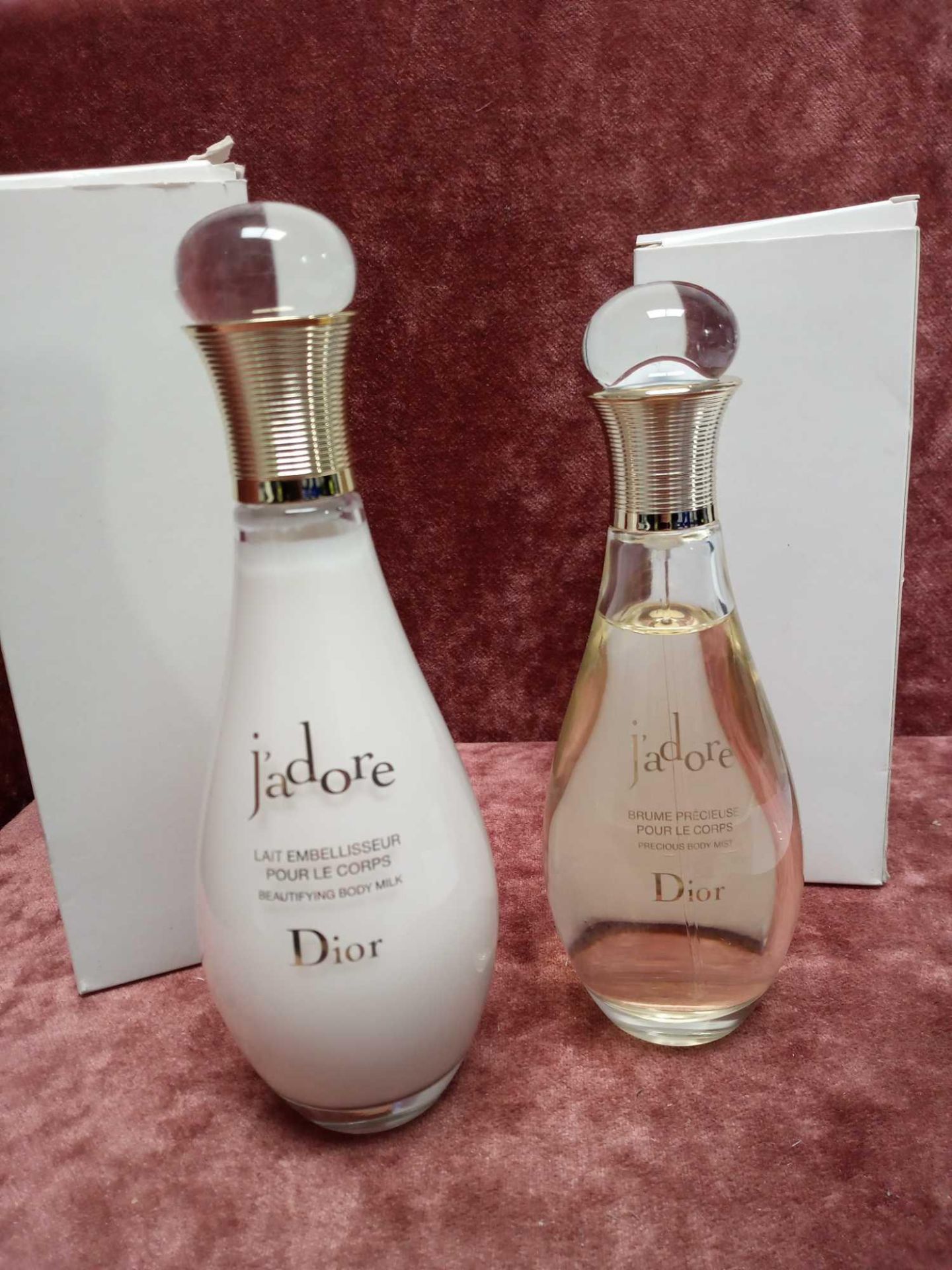 RRP £90 Lot To Contain Two Tester Boxed Christian Dior J'Adore Beauty Products To Include 100Ml Prec