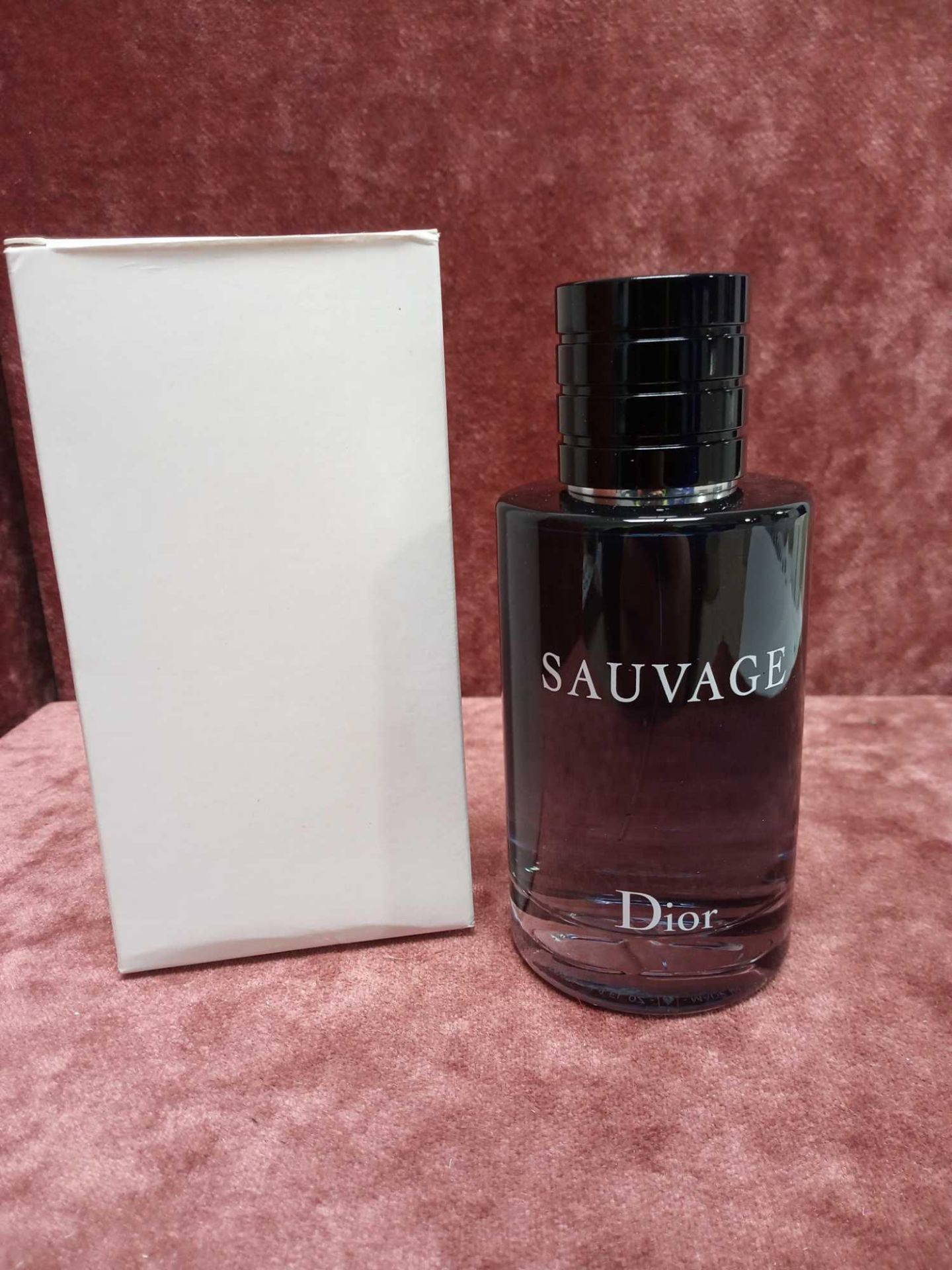 RRP £85 Boxed Full 100Ml Tester Bottle Of Christian Dior Sauvage Edt Spray