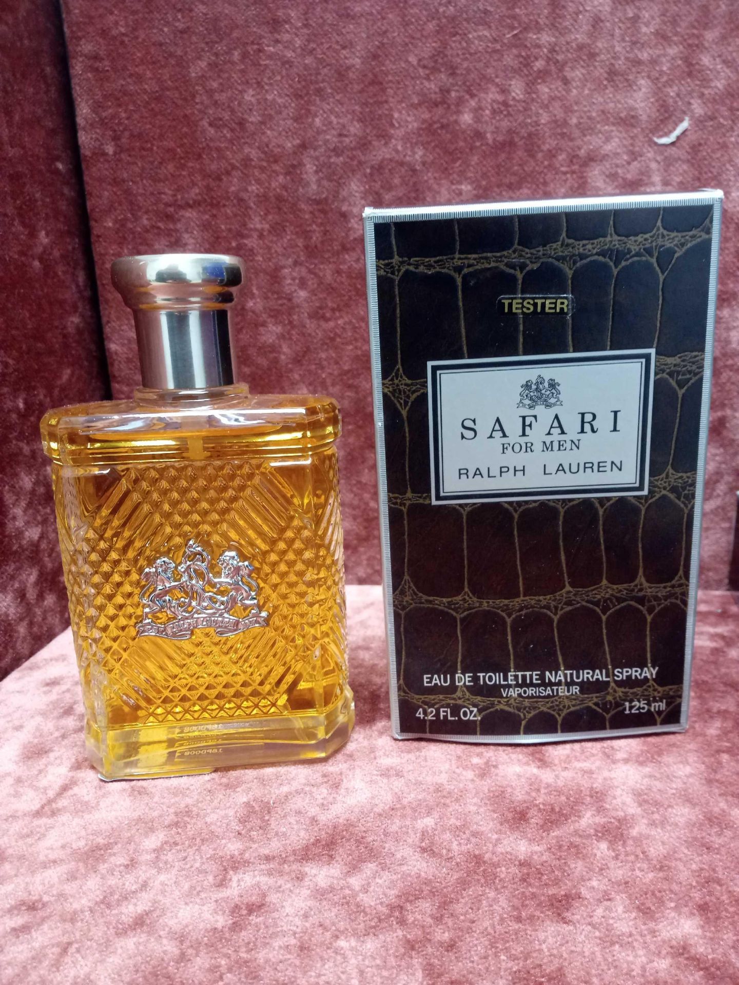 RRP £50 Brand New Boxed Full 125Ml Tester Bottle Of Ralph Lauren Safari For Men Edt Spray