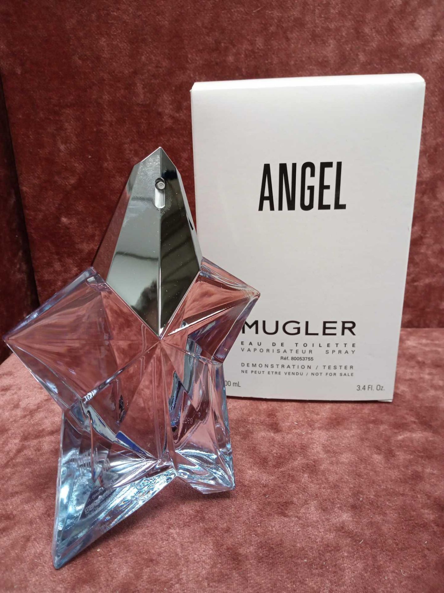 RRP £80 Boxed Full 100Ml Tester Bottle Of Mugler Angel Edt Spray