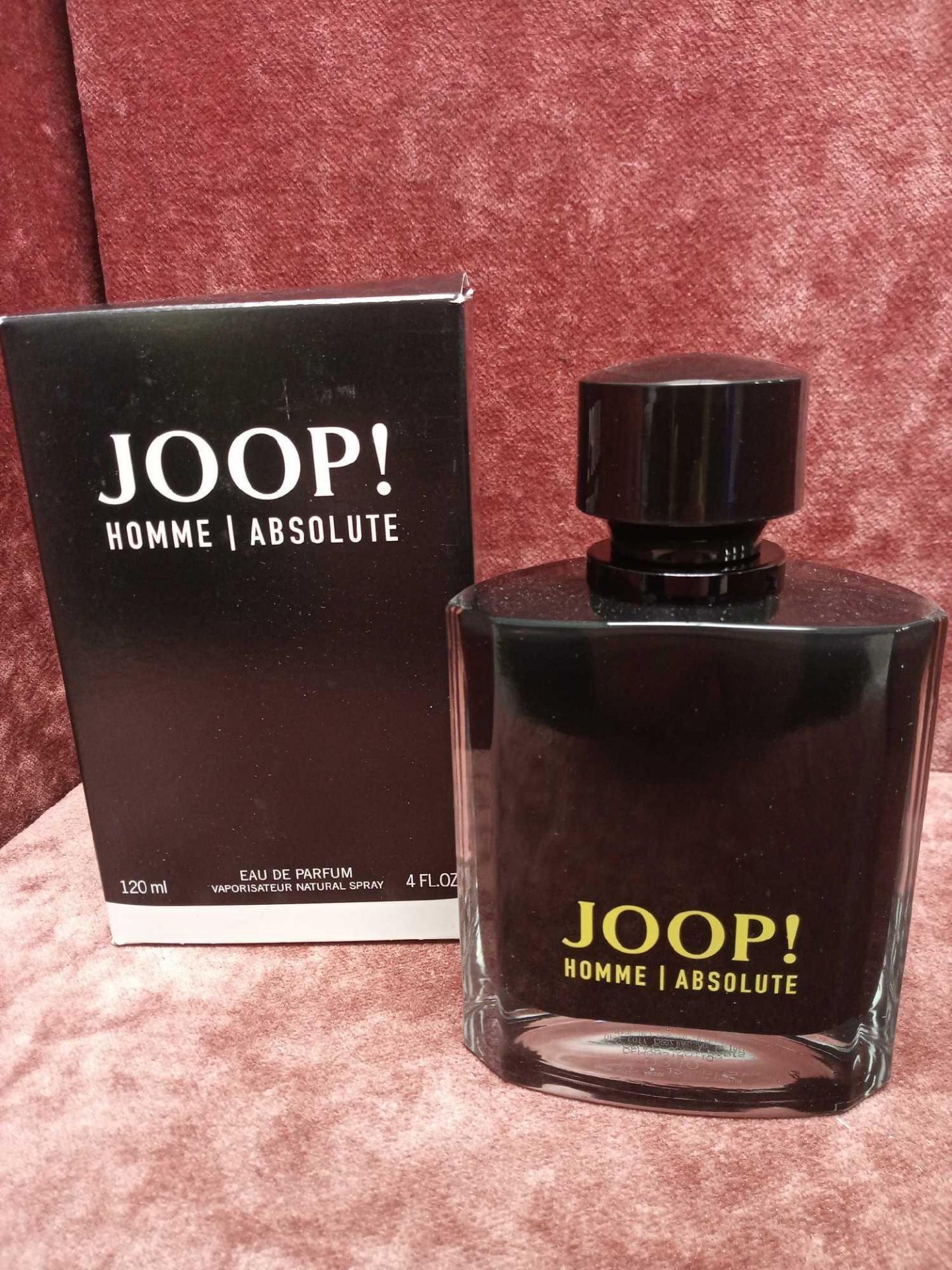 RRP £50 Boxed Full 120Ml Tester Bottle Of Joop Homme Absolute Eau De Parfum Spray