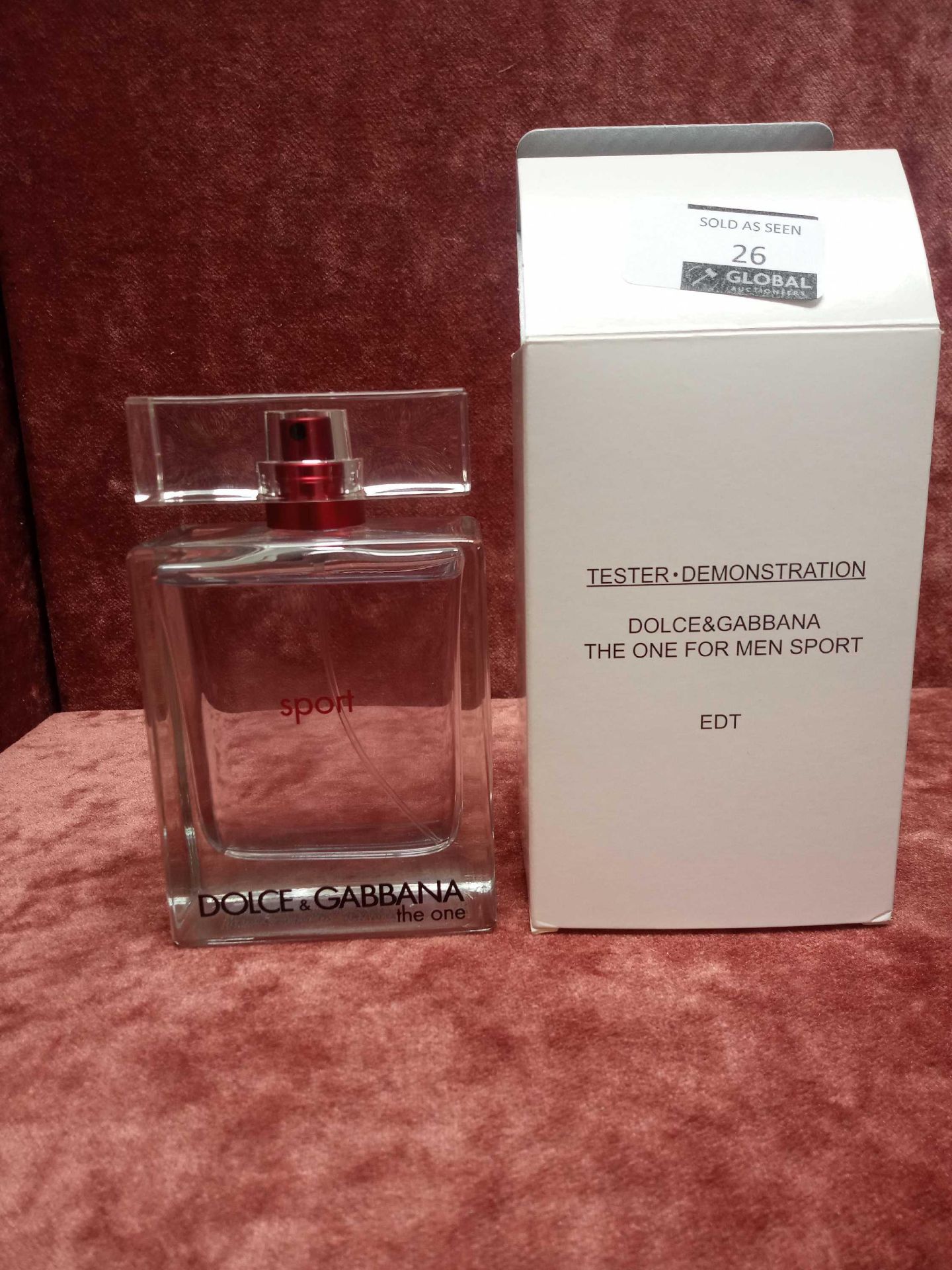 RRP £90 Boxed Full 100Ml Tester Bottle Of Dolce And Gabbana The One For Men Sport Edt Spray