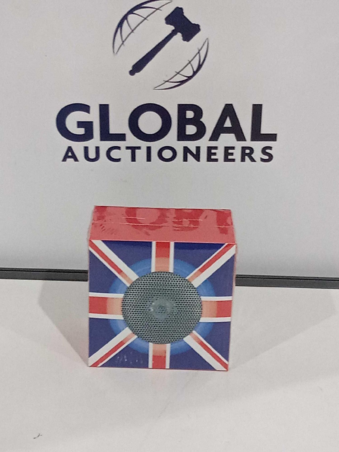 RRP £160 Lot To Contain 54 Brand New Boxed Union Jack Portable Collapsible Speakers