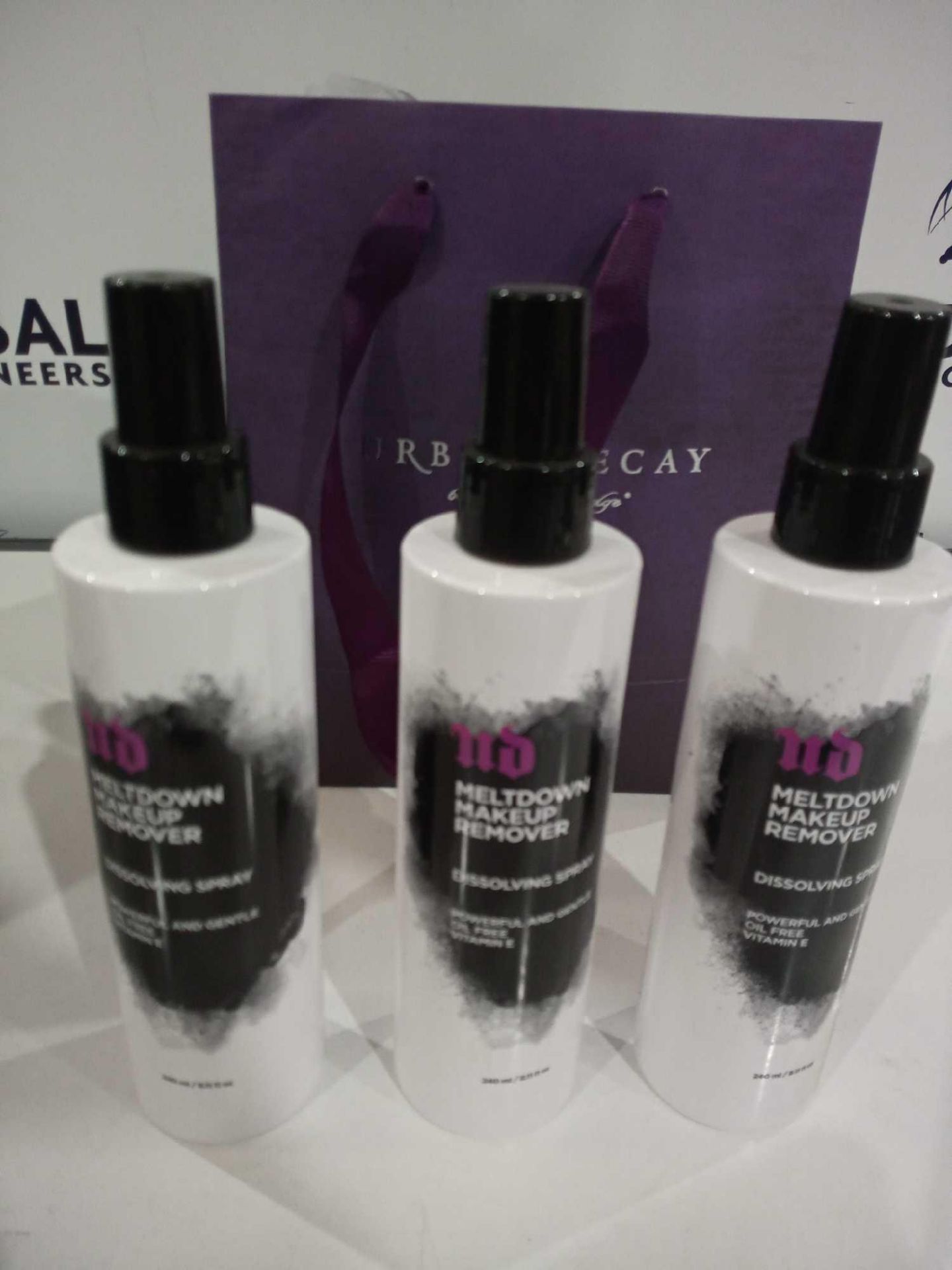 RRP £110 Lot To Contain 5 Urban Decay Meltdown Makeup Remover A Solvent Sprays 240Ml