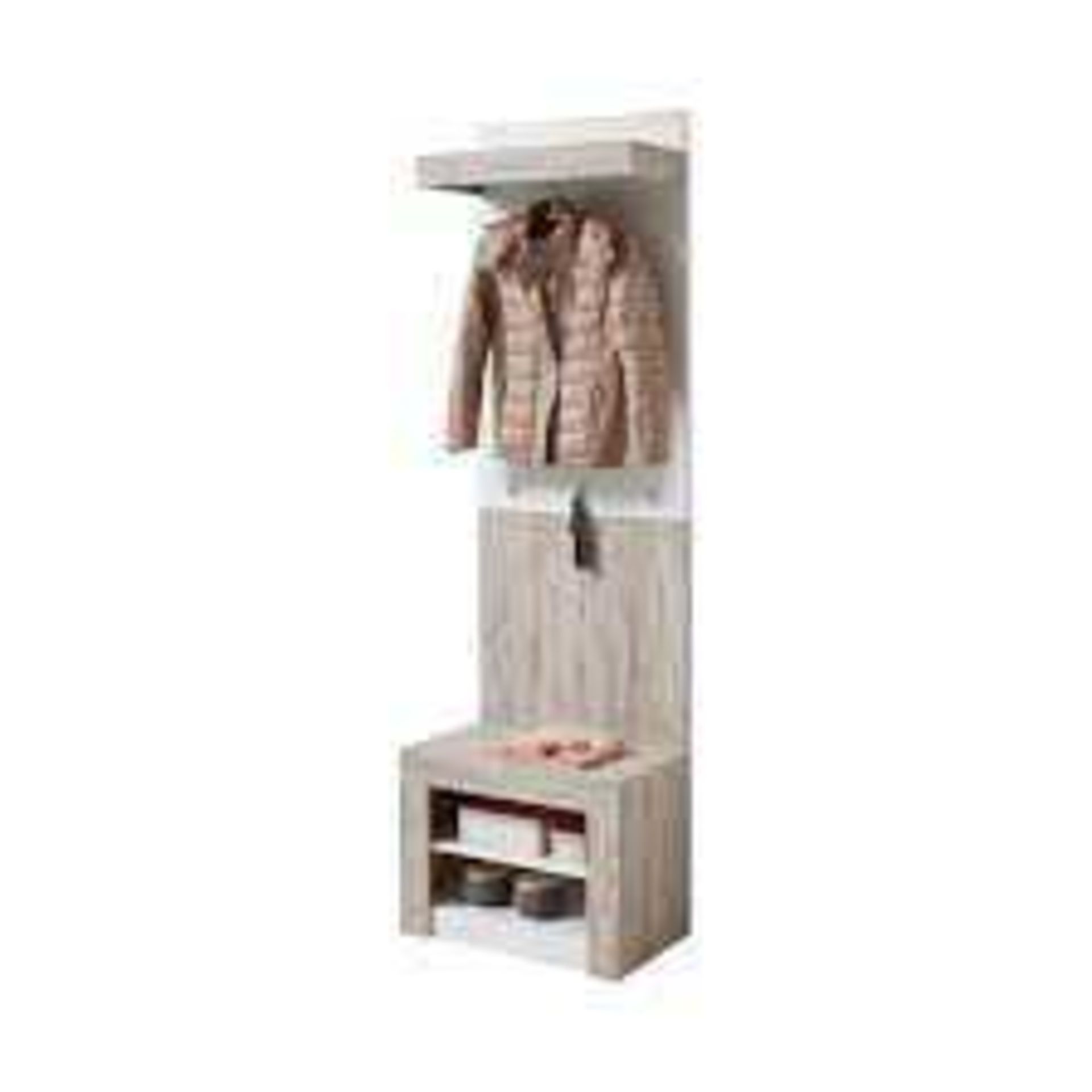 RRP £150. Boxed Spicer 2 Midas Wall Mounted Hallway Stand