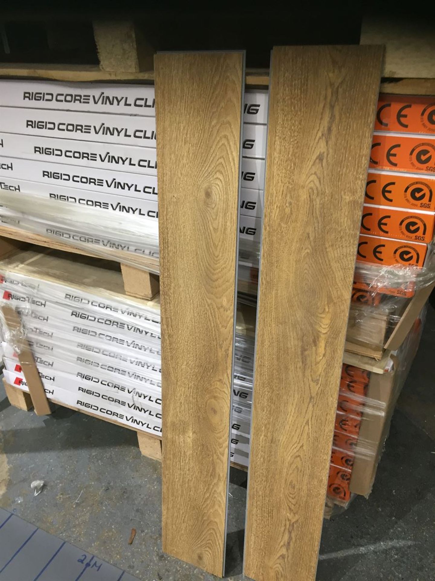 20m2 Pro Line commercial grade rigid core vinyl click Flooring Colour Natural Oak - Image 2 of 2