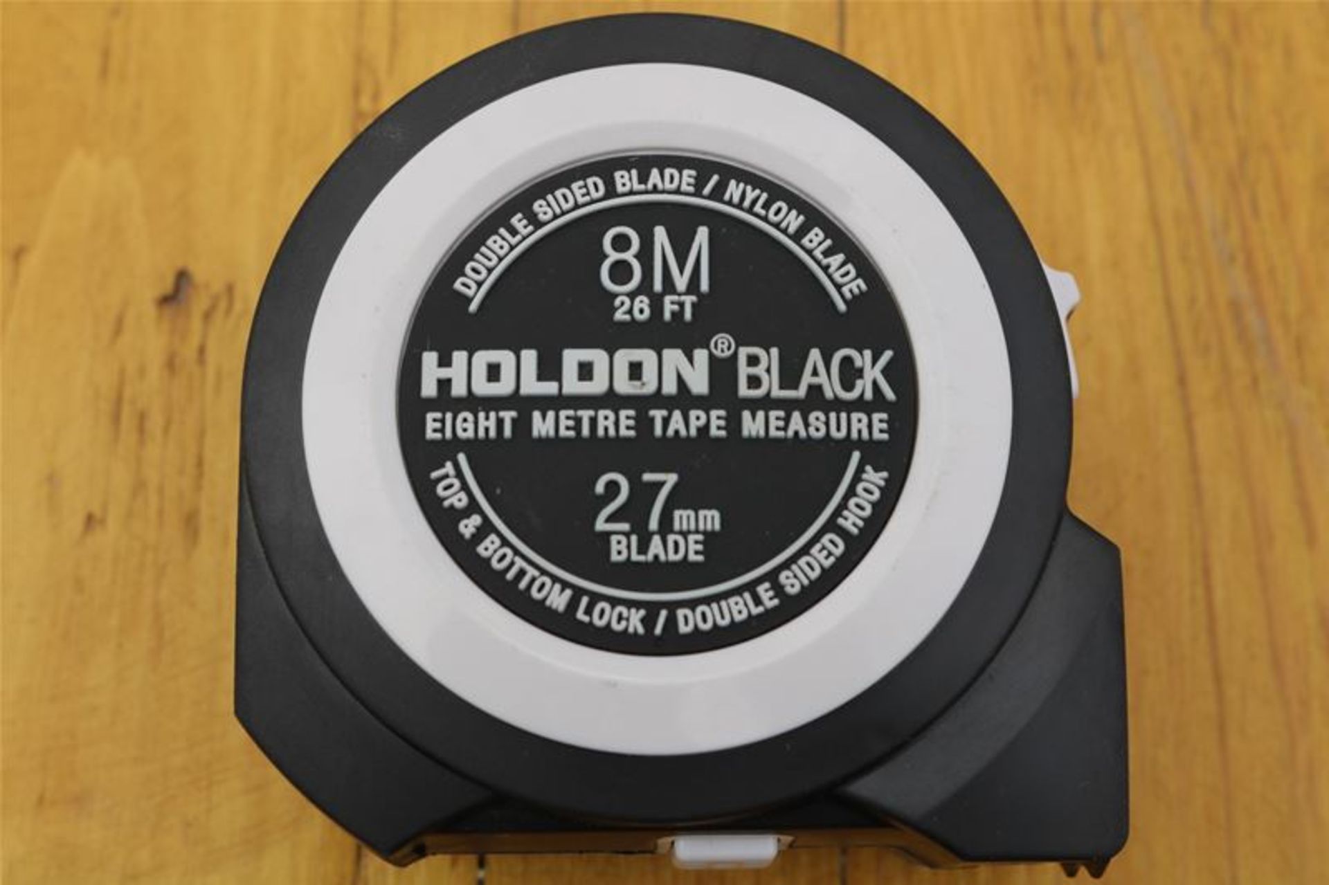10 x HOLDON BLACK Heavy Duty 8M Tape Measure - Image 2 of 2