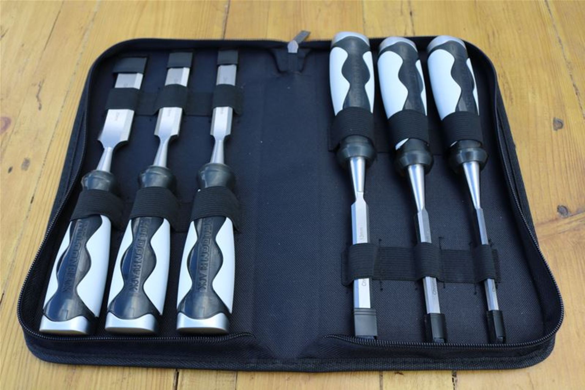 10 x HOLDON BLACK Bevel Edge Wood Chisel Set - Image 2 of 2