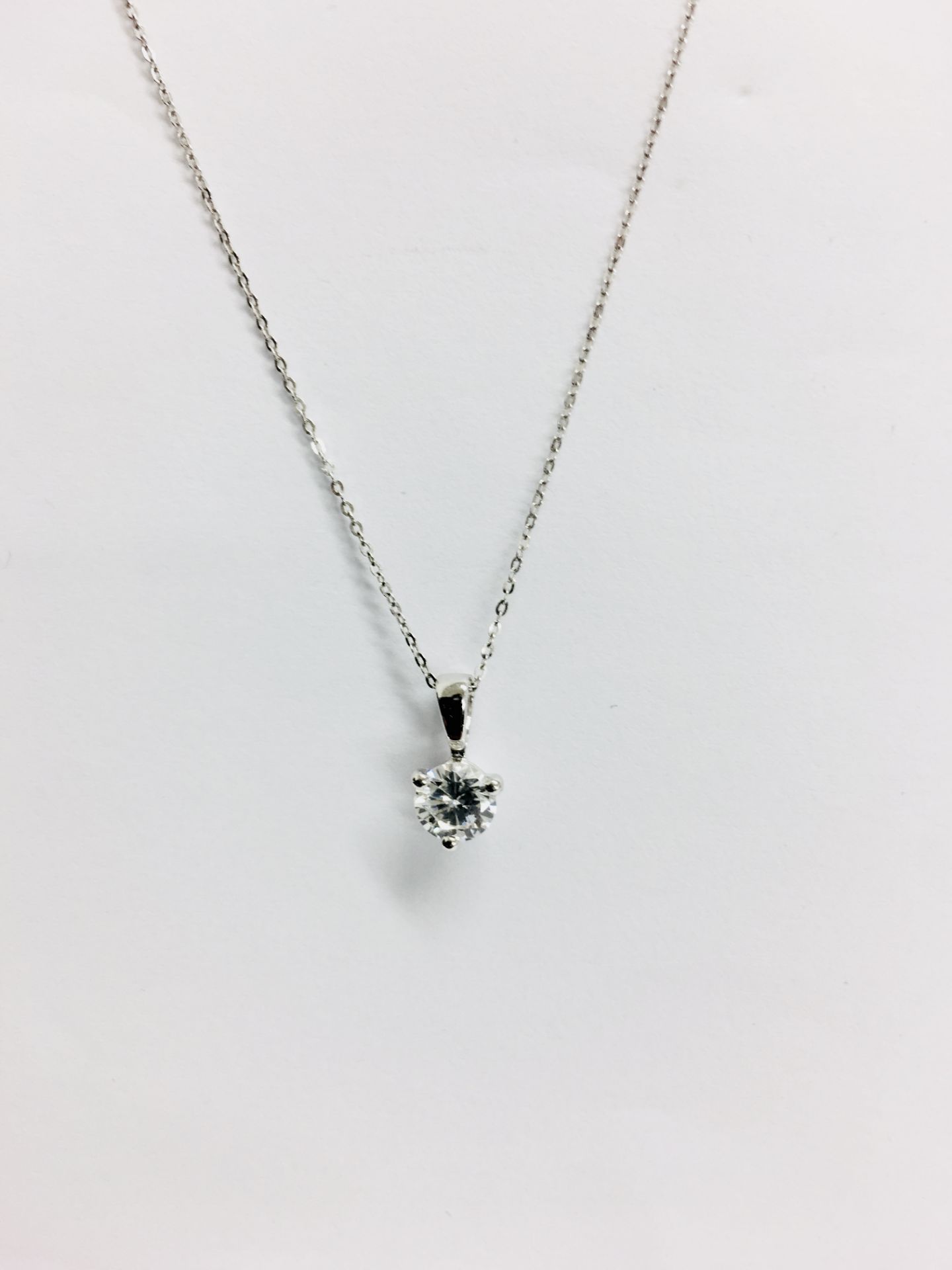 Platinum Diamond Pendant 0.50ct - Image 4 of 4