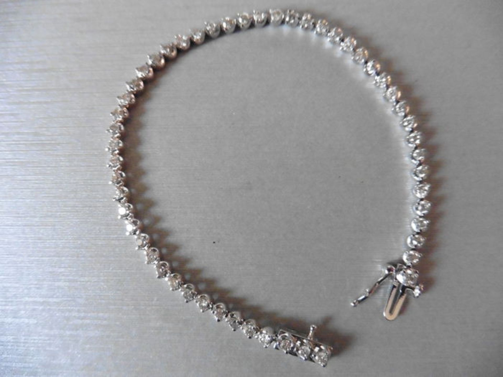 2.70ct Diamond tennis Bracelet