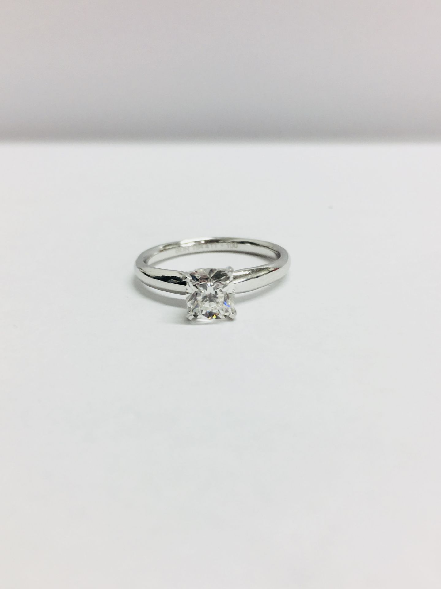 Platinum Diamond solitaire Ring - Image 4 of 4