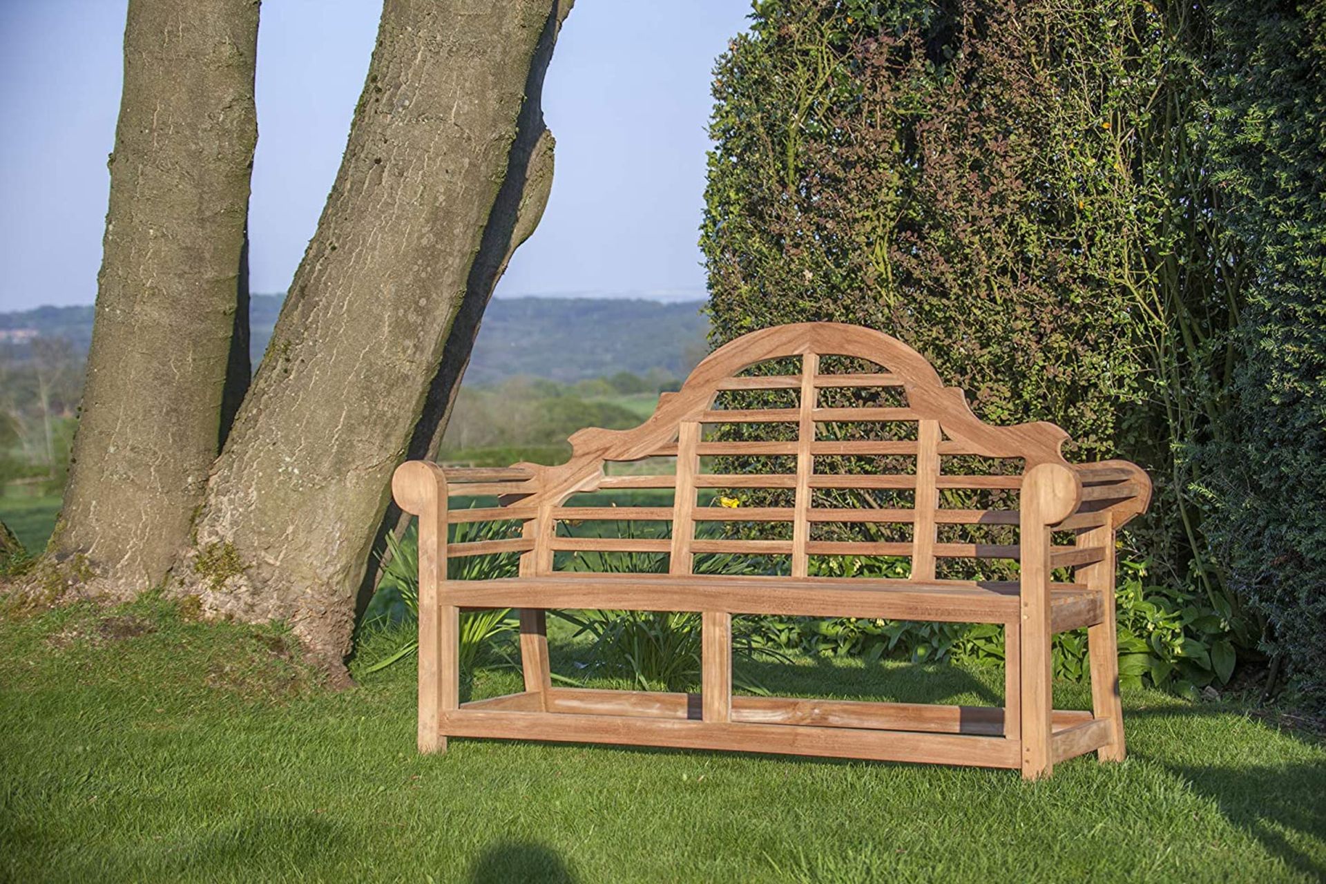 BRAND NEW BOXED SOLID TEAK MARLBOROUGH BENCH