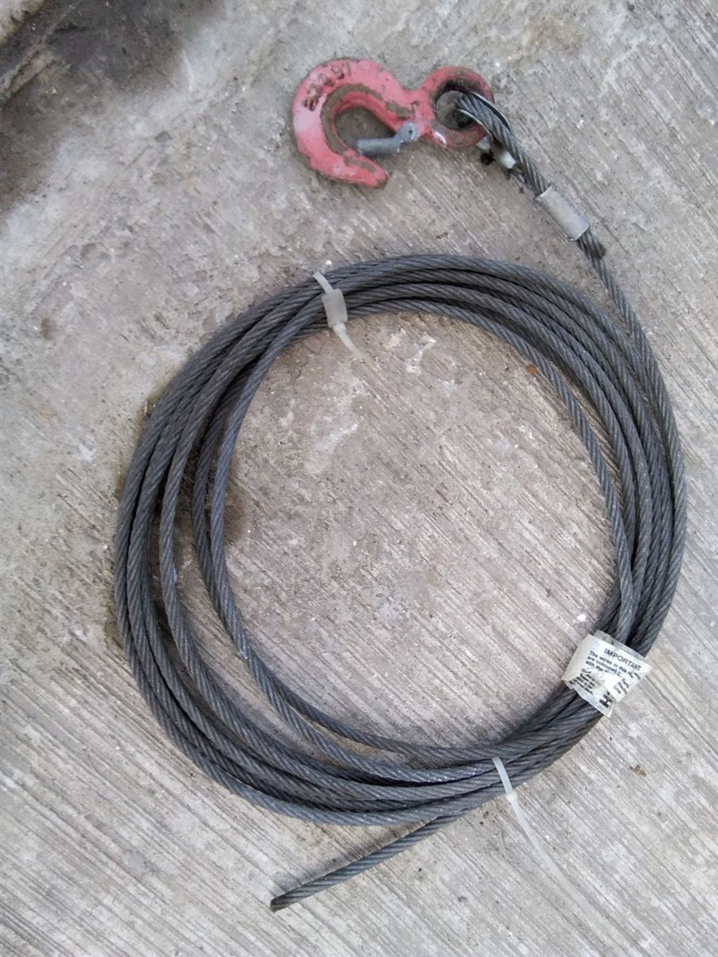 Wire Rope with Hook