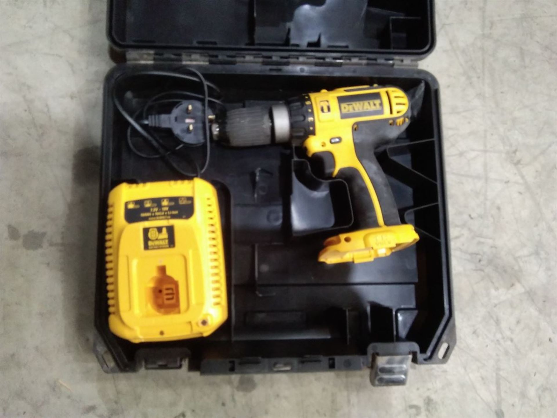 Dewalt DC727 Cordless Drill. c/w Charger (No Battery)