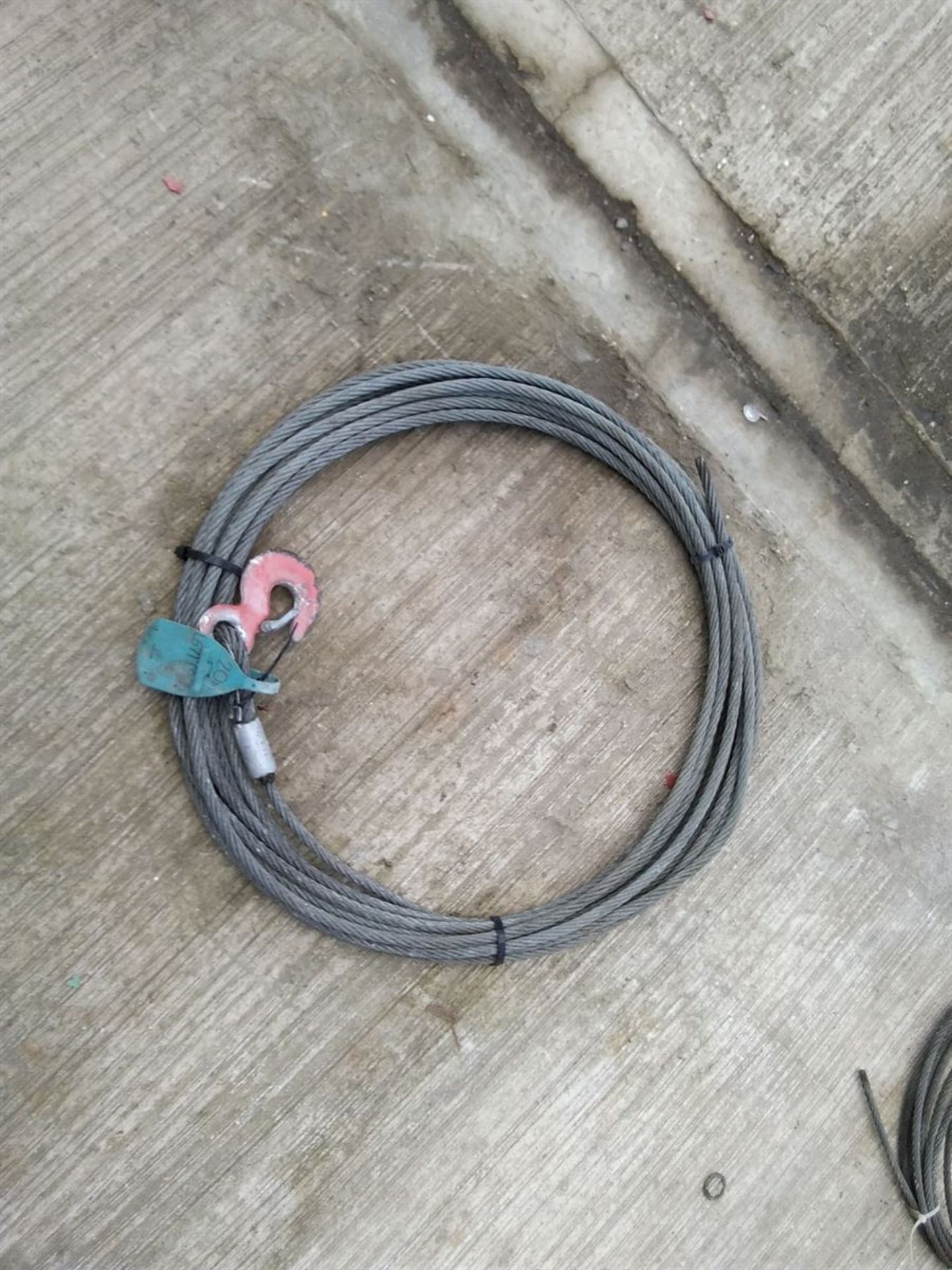 Wire Rope with Hook 20m