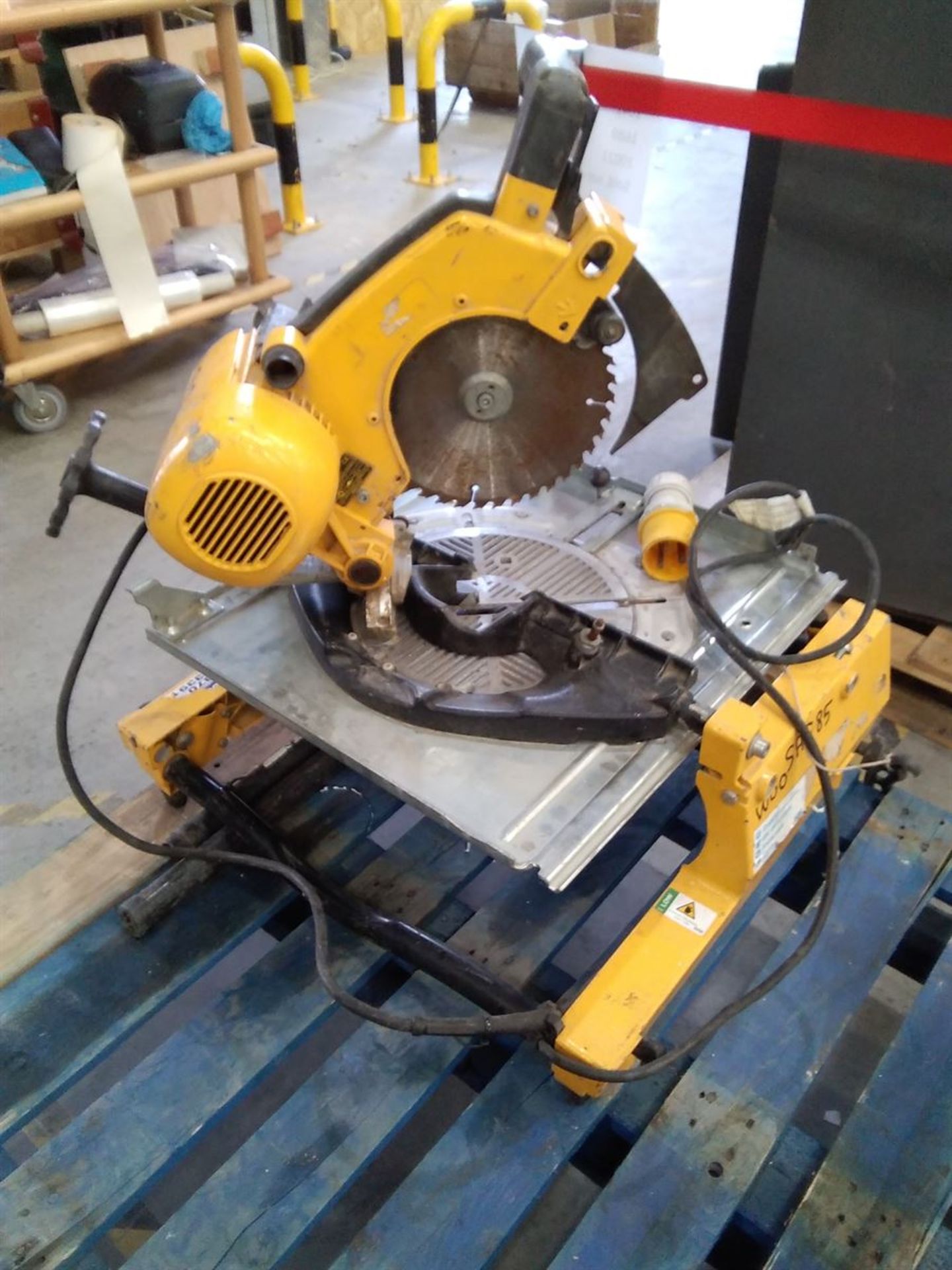 Dewalt DW743 Flip Over Saw 110V