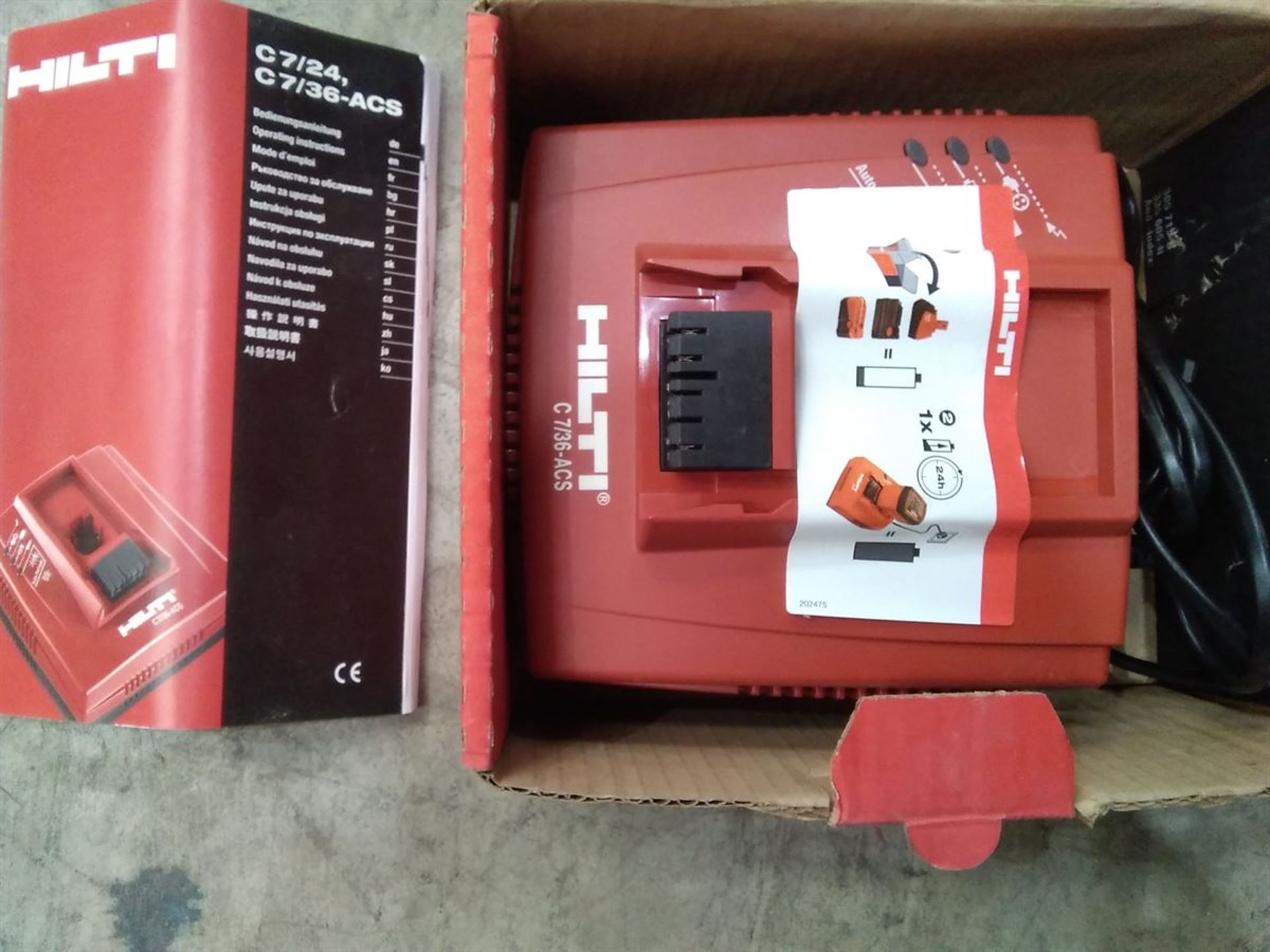 Hilti C 7/36-ACS Battery Charger