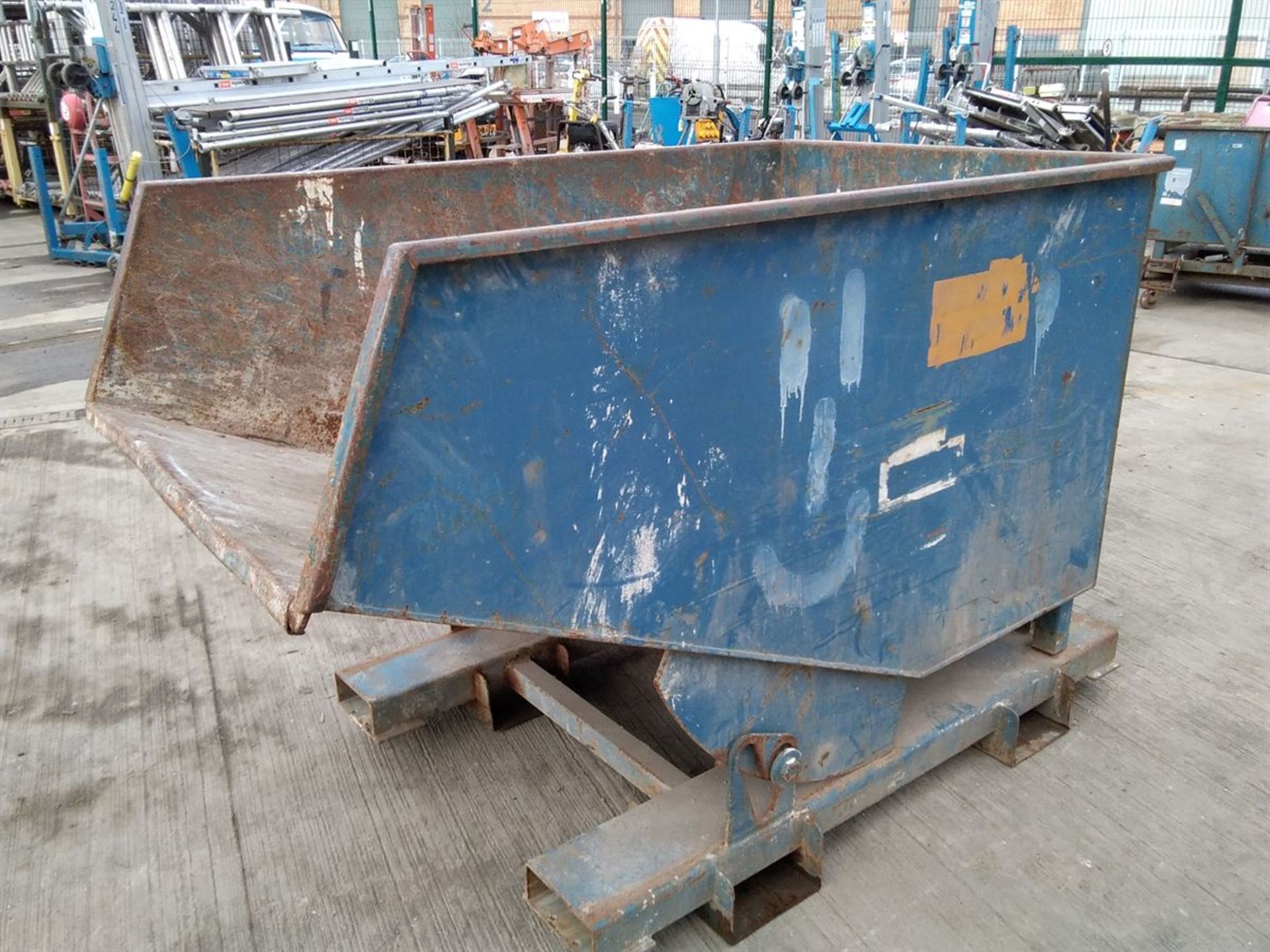 Conquip Forklift Tipping Skip 1000kg